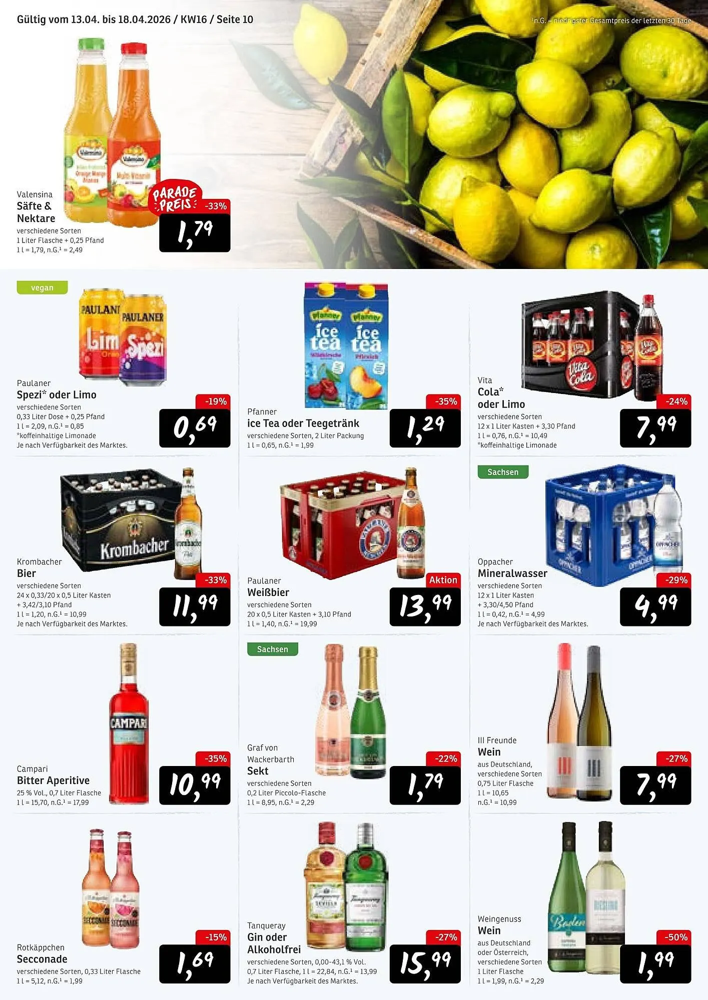 KONSUM Prospekt von 13. April bis 18. April 2026 - Prospekt seite 10
