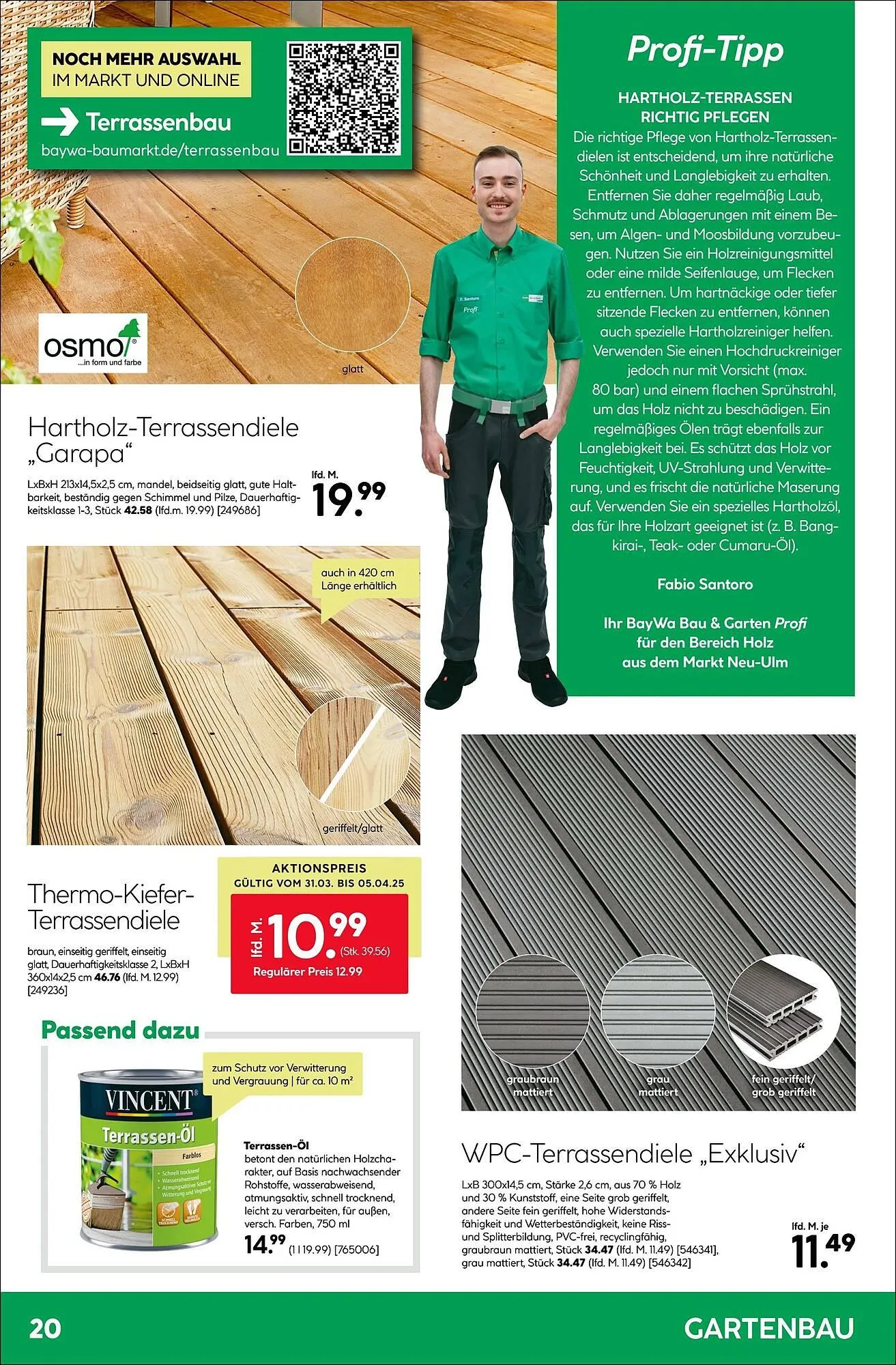 BayWa Prospekt von 31. März bis 6. April 2025 - Prospekt seite 20