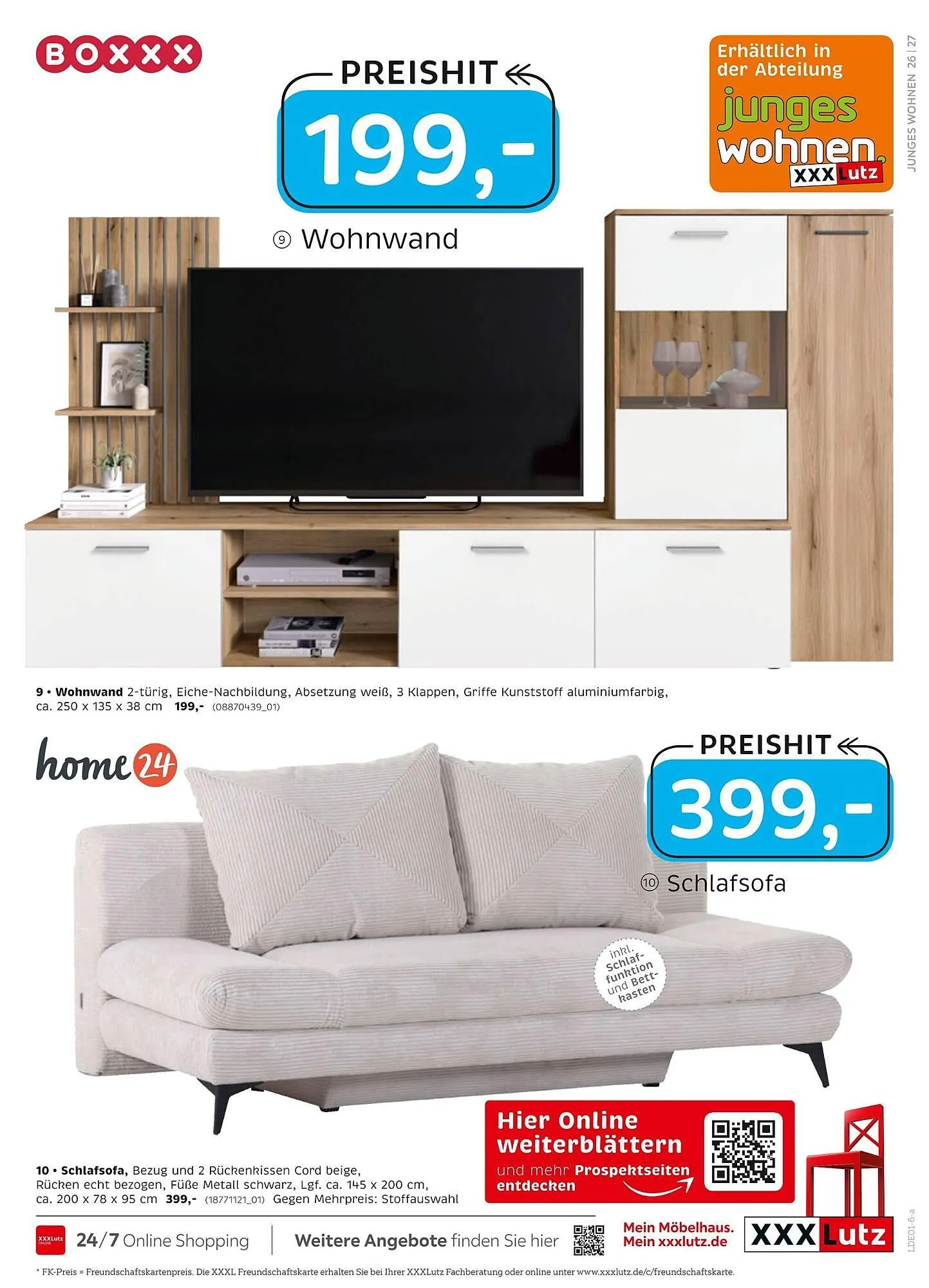 XXXLutz Prospekt von 27. Dezember bis 11. Januar 2026 - Prospekt seite 35