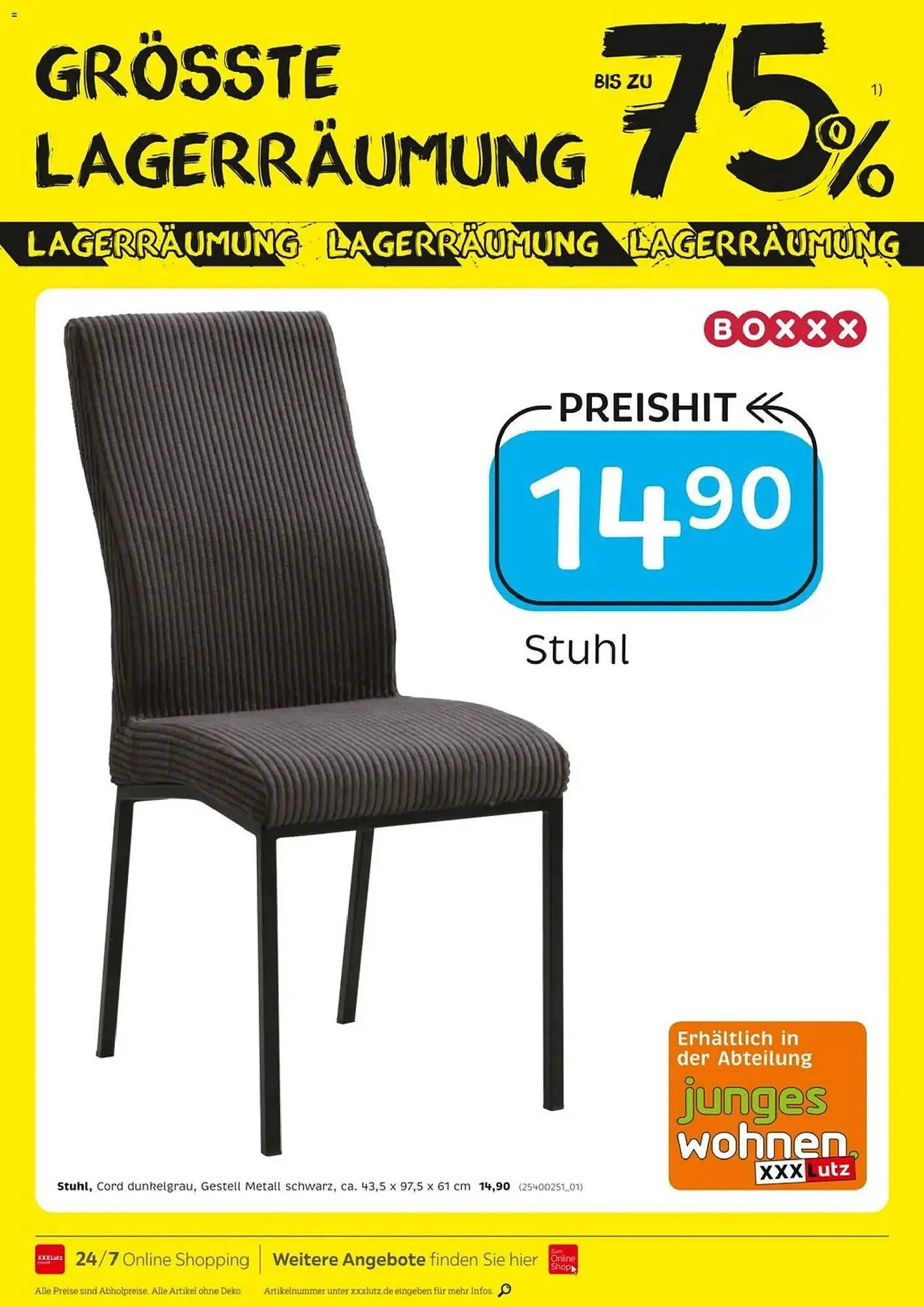 XXXLutz Prospekt von 18. April bis 2. Mai 2026 - Prospekt seite 7