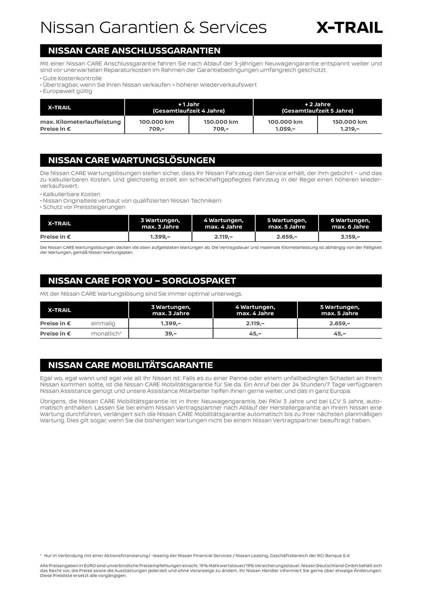 Nissan Prospekt von 25. März bis 8. April 2026 - Prospekt seite 9