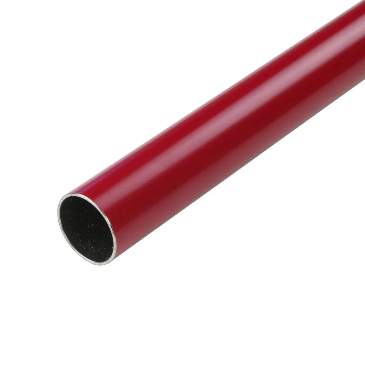 Gardinenstange ø 20 mm L 240 cm rot hochglanz