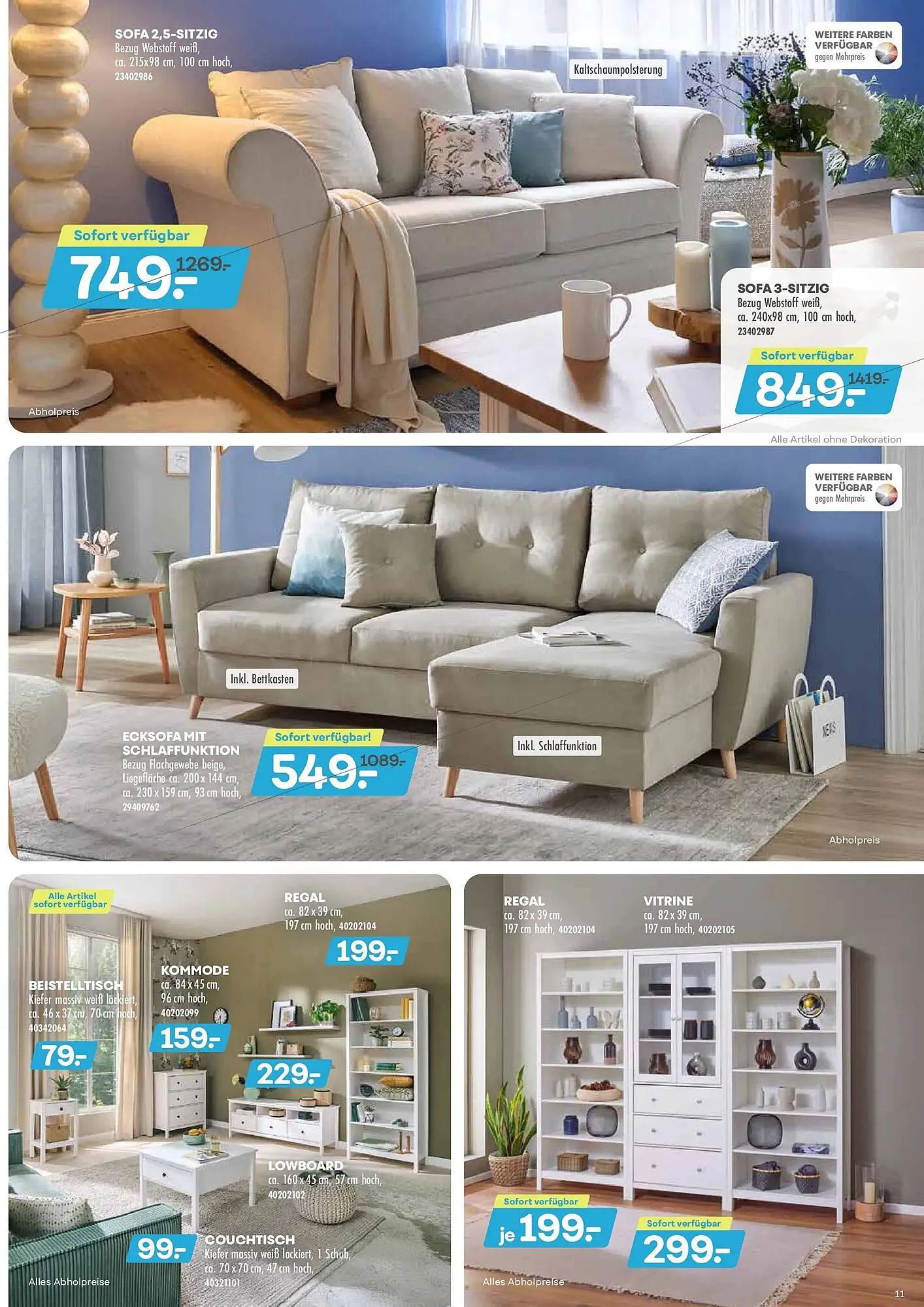 Möbel Kraft Prospekt von 4. November bis 2. Dezember 2025 - Prospekt seite 11