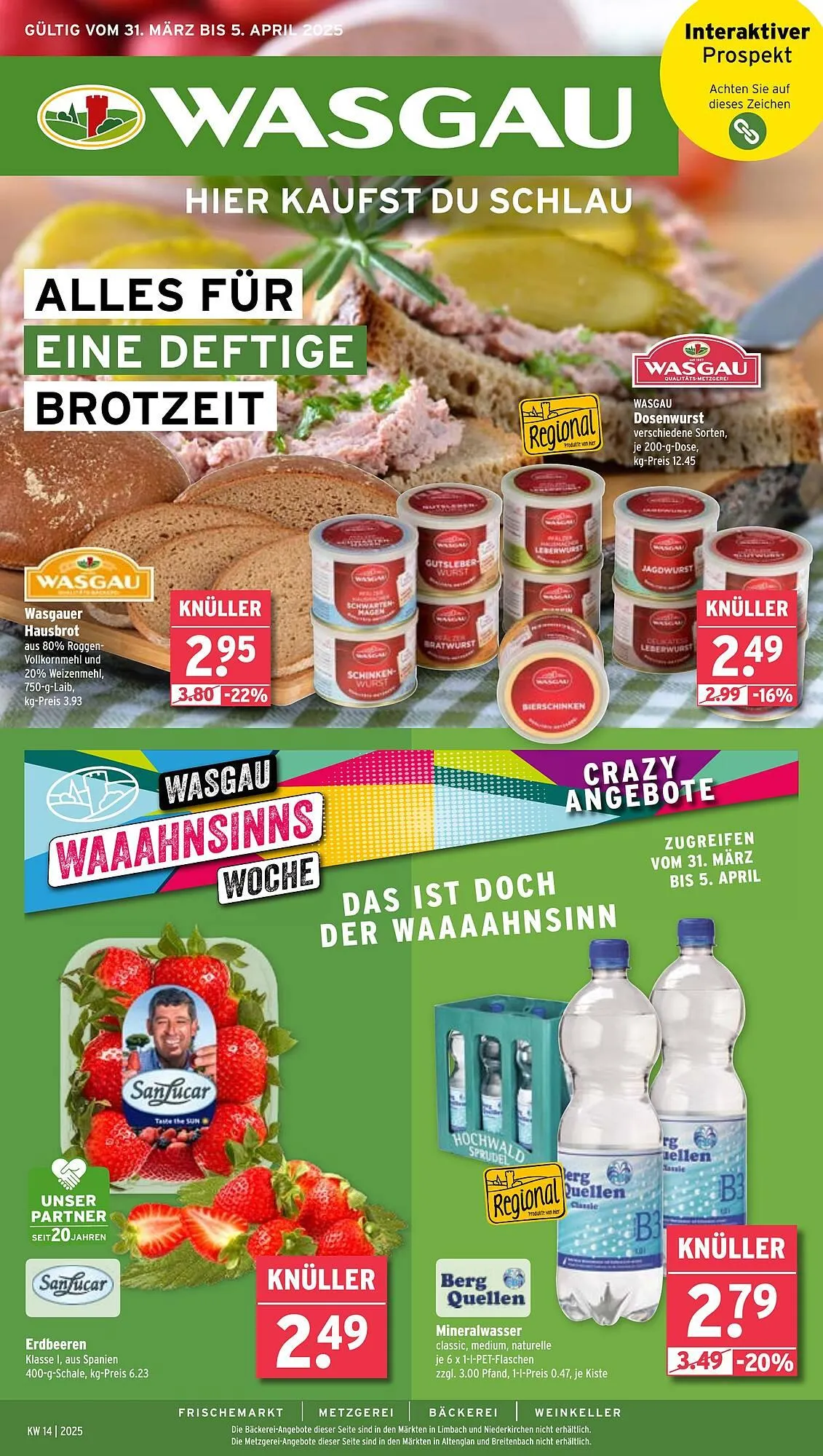 Wasgau Prospekt - 1