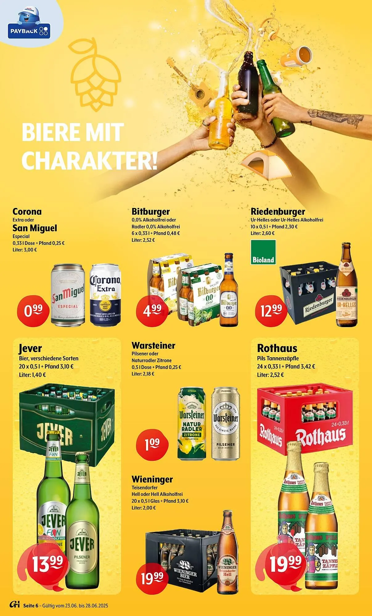 Getränke Hoffmann Prospekt von 23. Juni bis 28. Juni 2025 - Prospekt seite 6