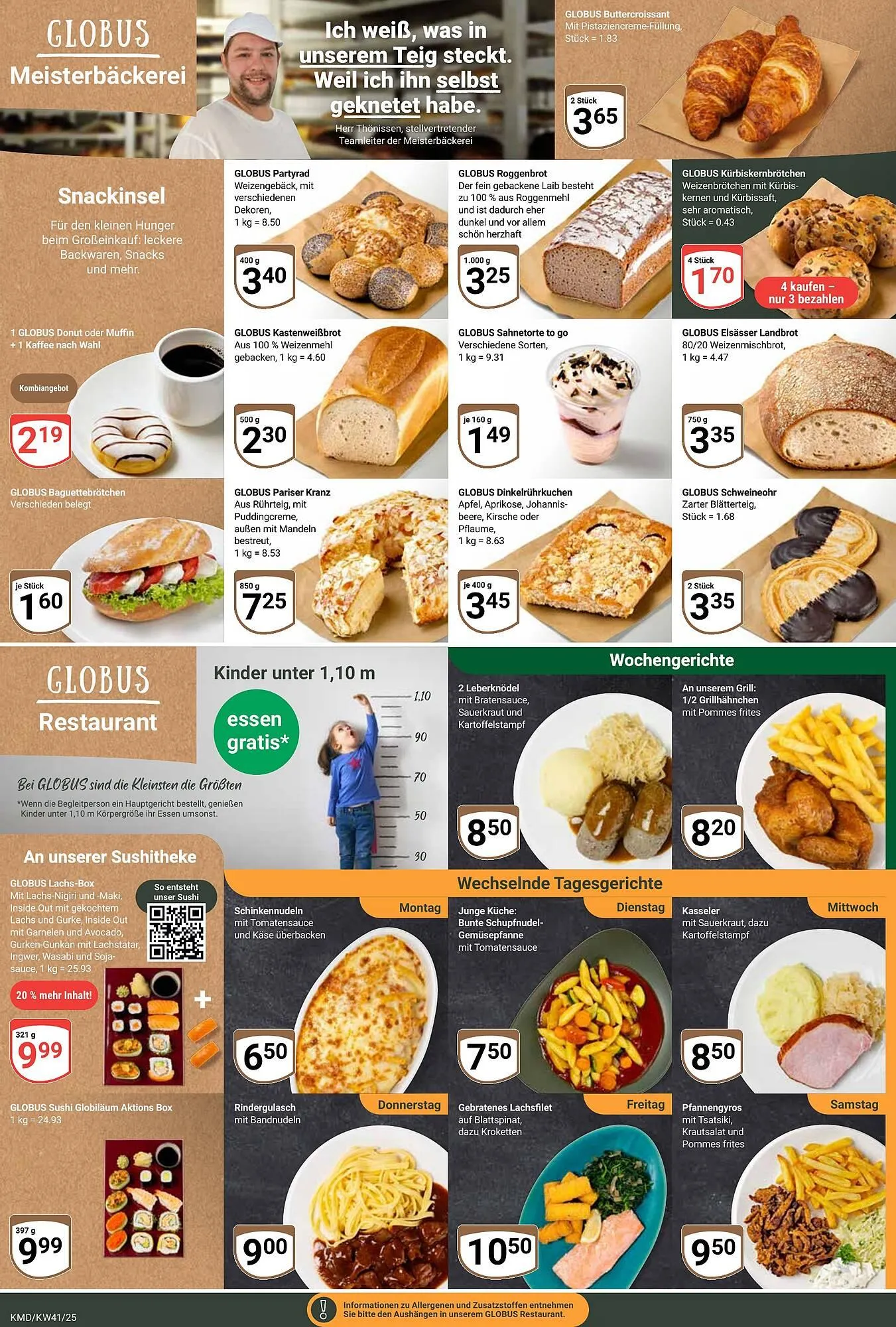 Globus Prospekt von 6. Oktober bis 11. Oktober 2025 - Prospekt seite 8