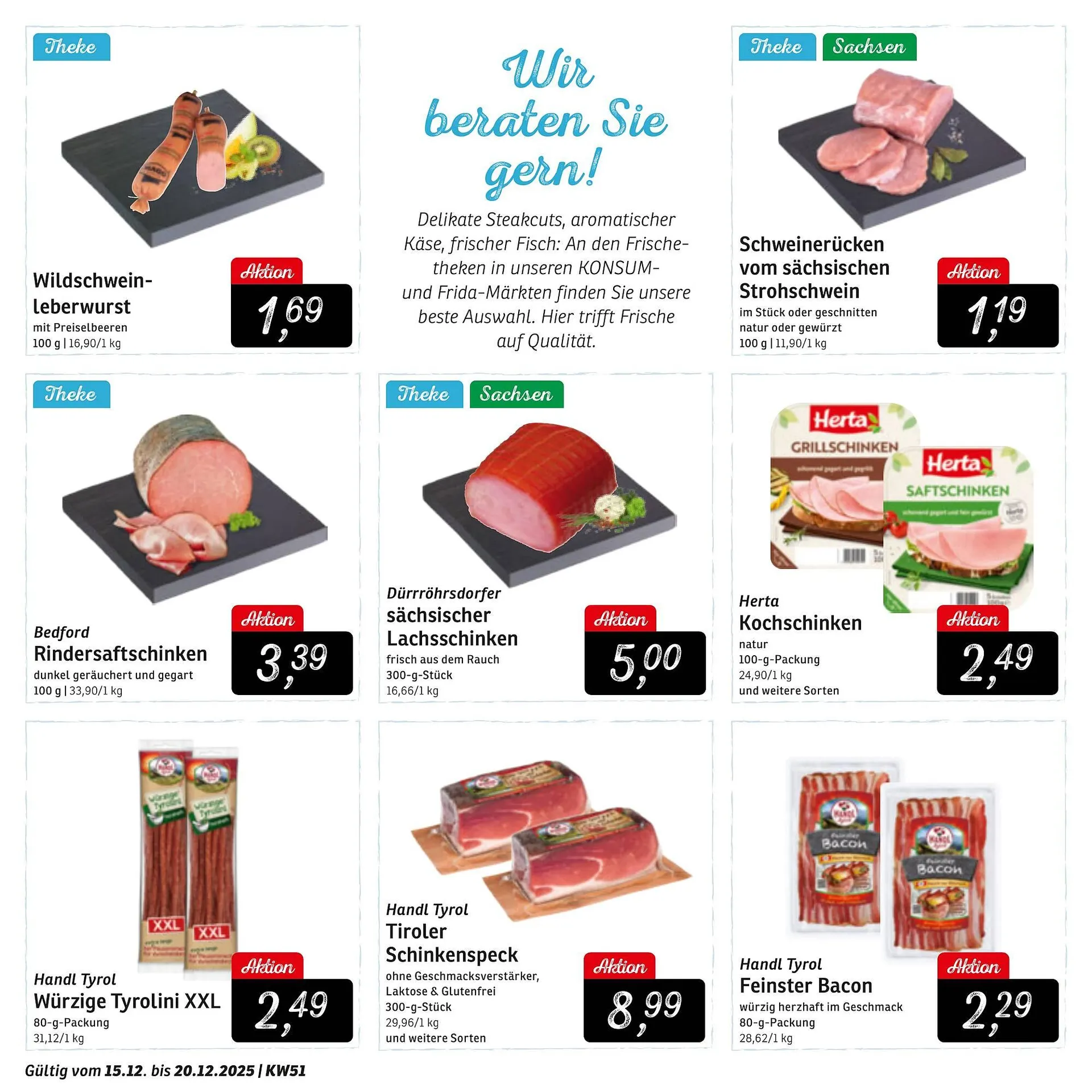 KONSUM Prospekt von 15. Dezember bis 20. Dezember 2025 - Prospekt seite 4