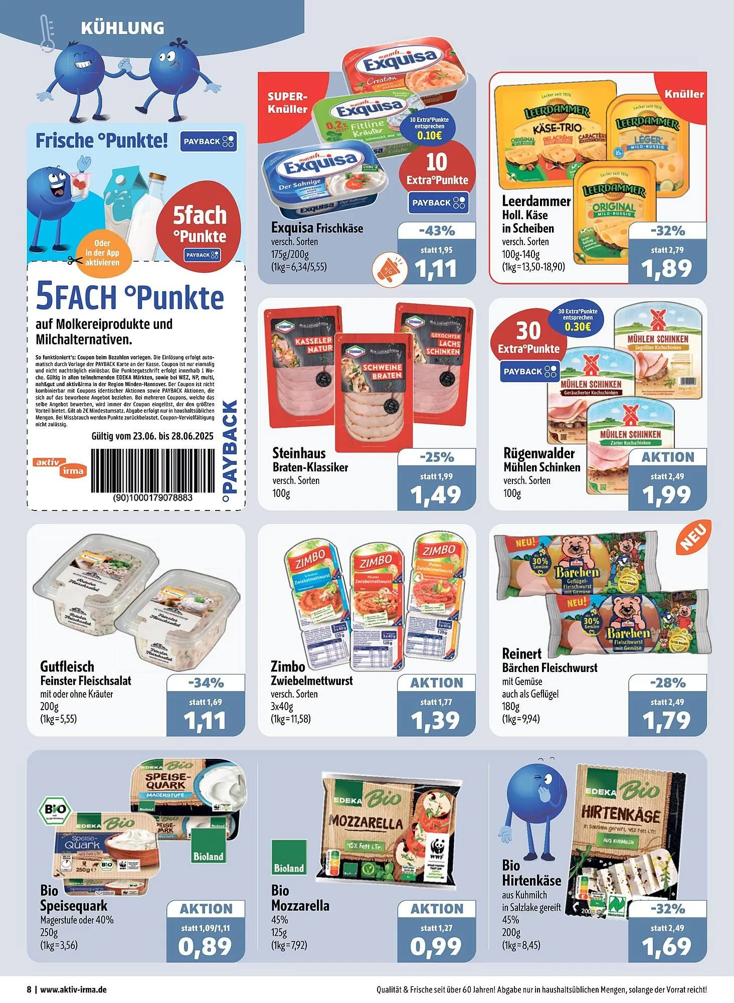Aktiv Irma Prospekt von 23. Juni bis 28. Juni 2025 - Prospekt seite 8