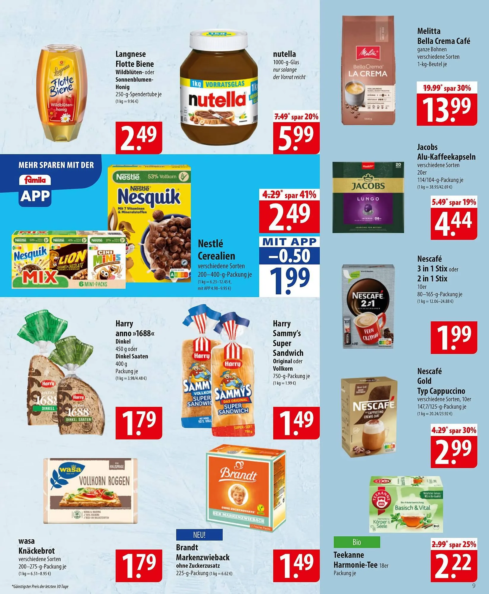 Famila Nord Ost Prospekt von 26. Januar bis 31. Januar 2026 - Prospekt seite 9