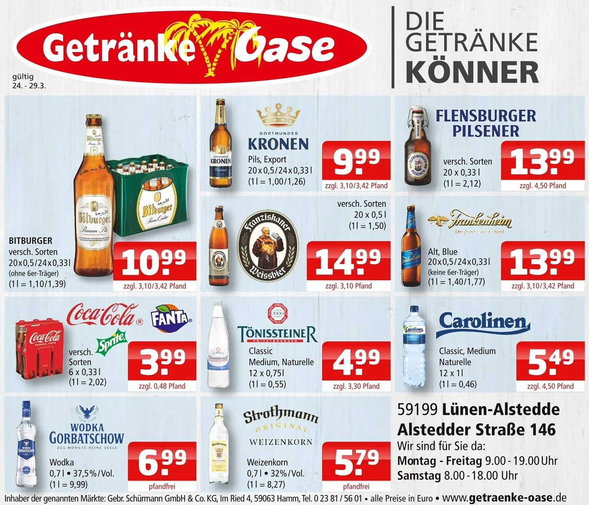 Getränke Oase Prospekt - 1