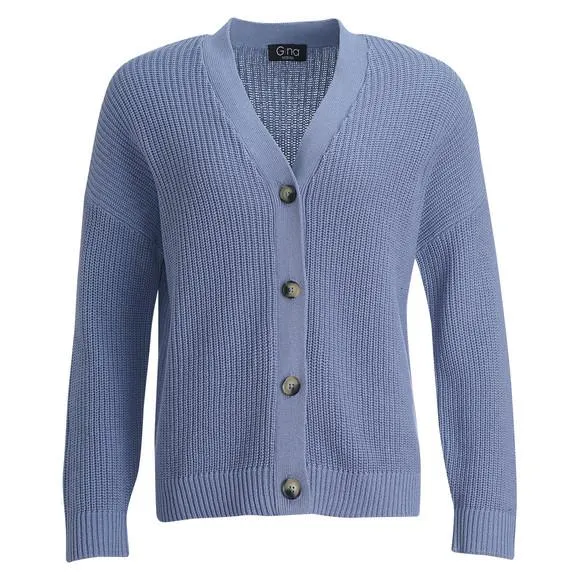 Damen Strickjacke unifarben