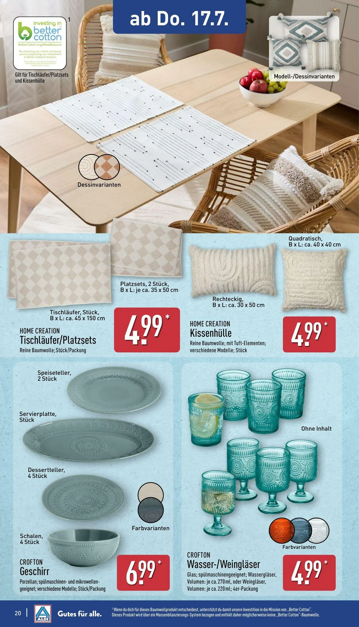 Aldi-Nord von 7. Juli bis 12. Juli 2025 - Prospekt seite 20