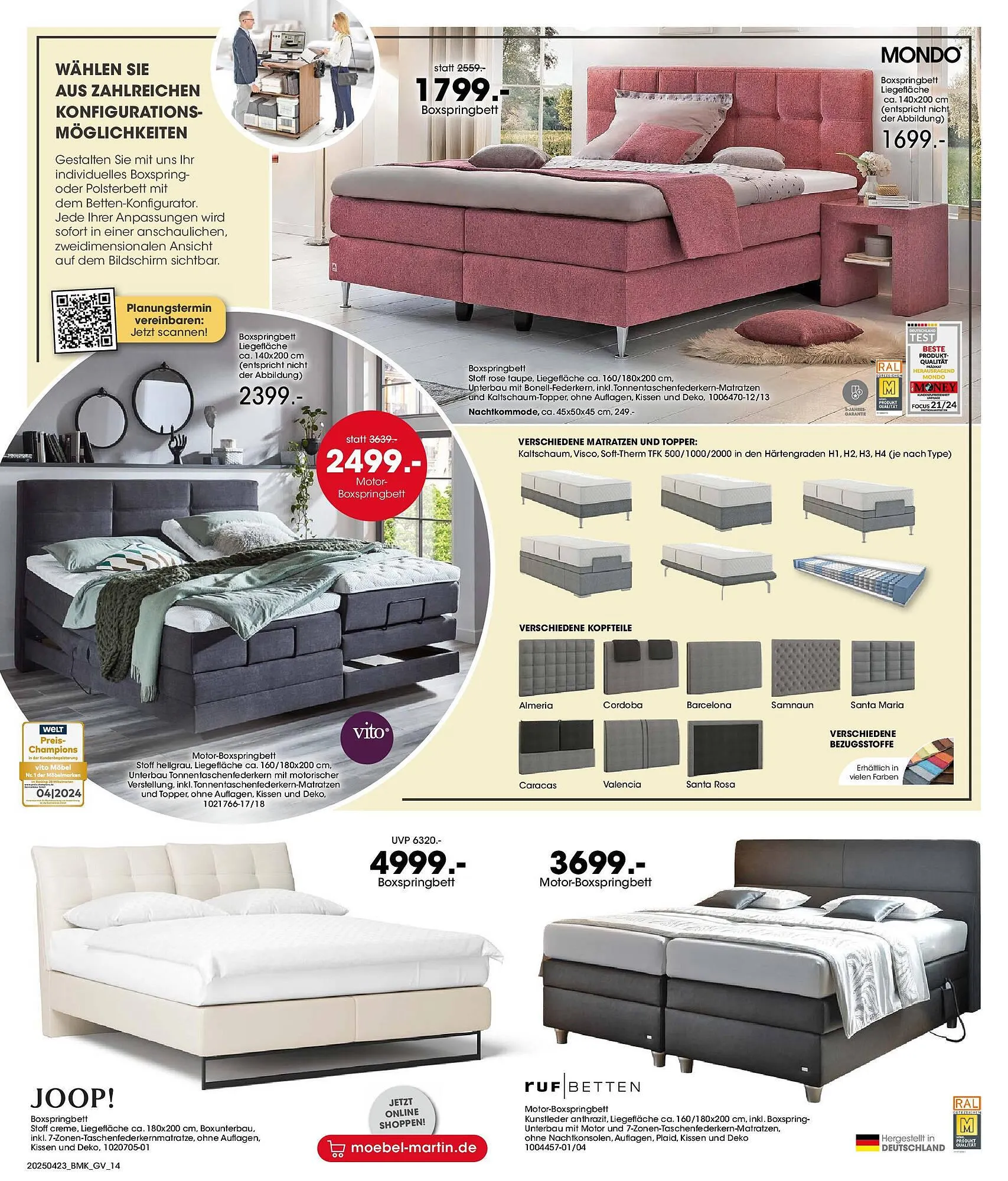 Möbel Martin Prospekt von 22. April bis 13. Mai 2025 - Prospekt seite 14