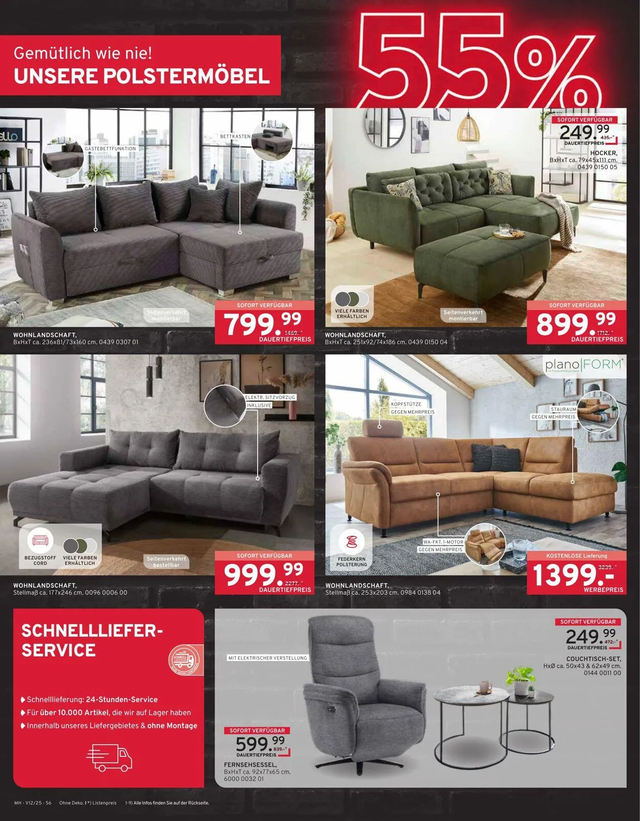 Möbel Heinrich Aktueller Prospekt von 17. November bis 7. Dezember 2025 - Prospekt seite 6