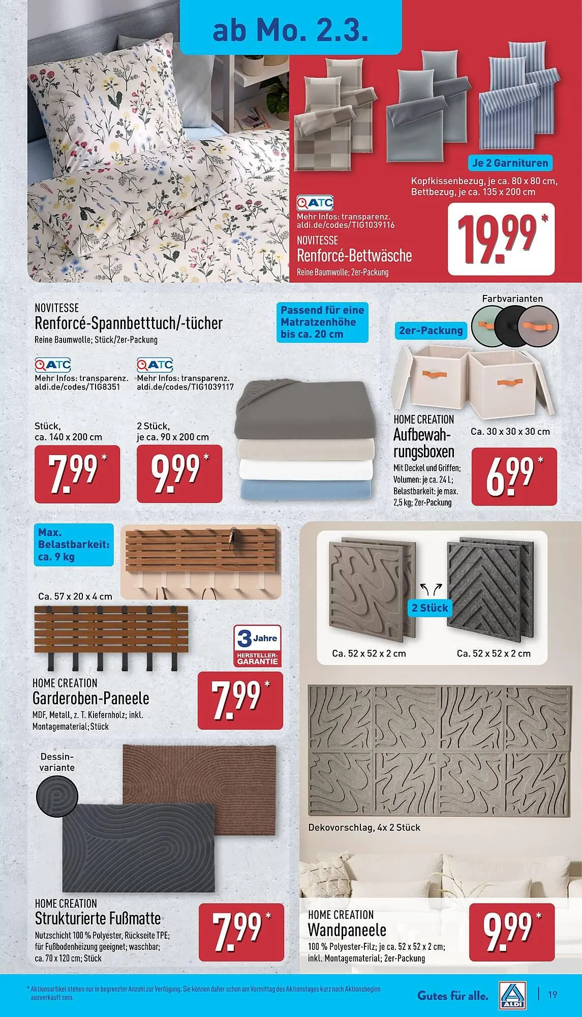 Aldi Nord Prospekt von 2. März bis 7. März 2026 - Prospekt seite 20