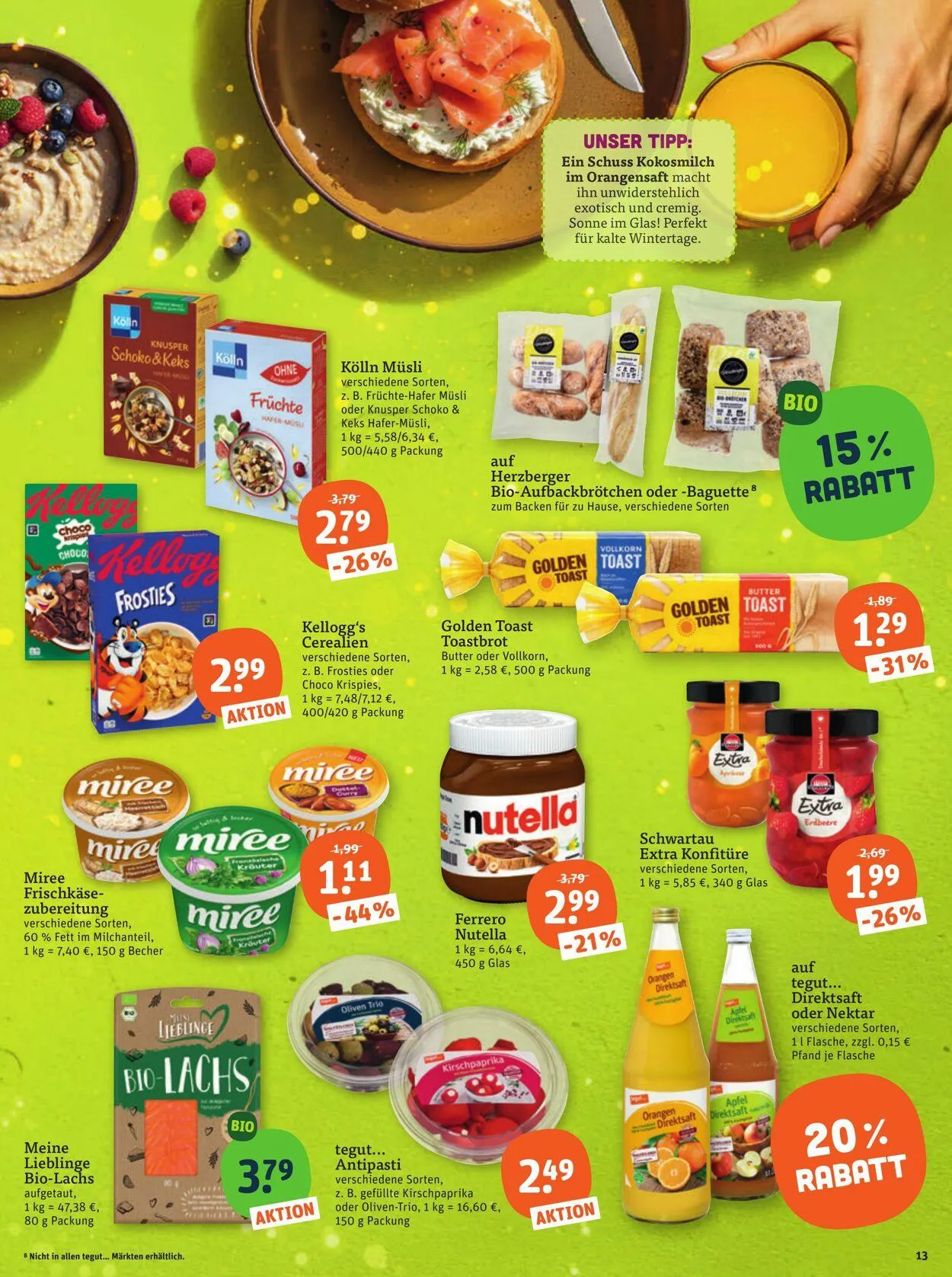 Tegut von 8. Dezember bis 14. Dezember 2025 - Prospekt seite 15