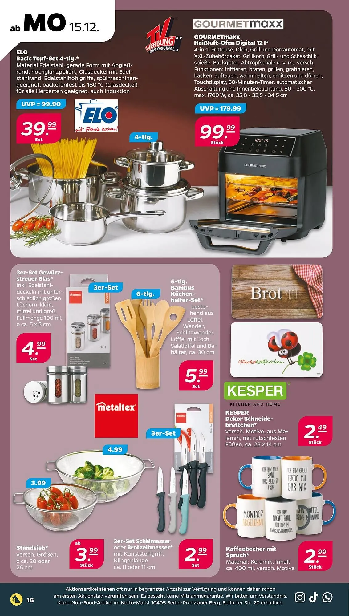 NETTO Prospekt von 15. Dezember bis 20. Dezember 2025 - Prospekt seite 18