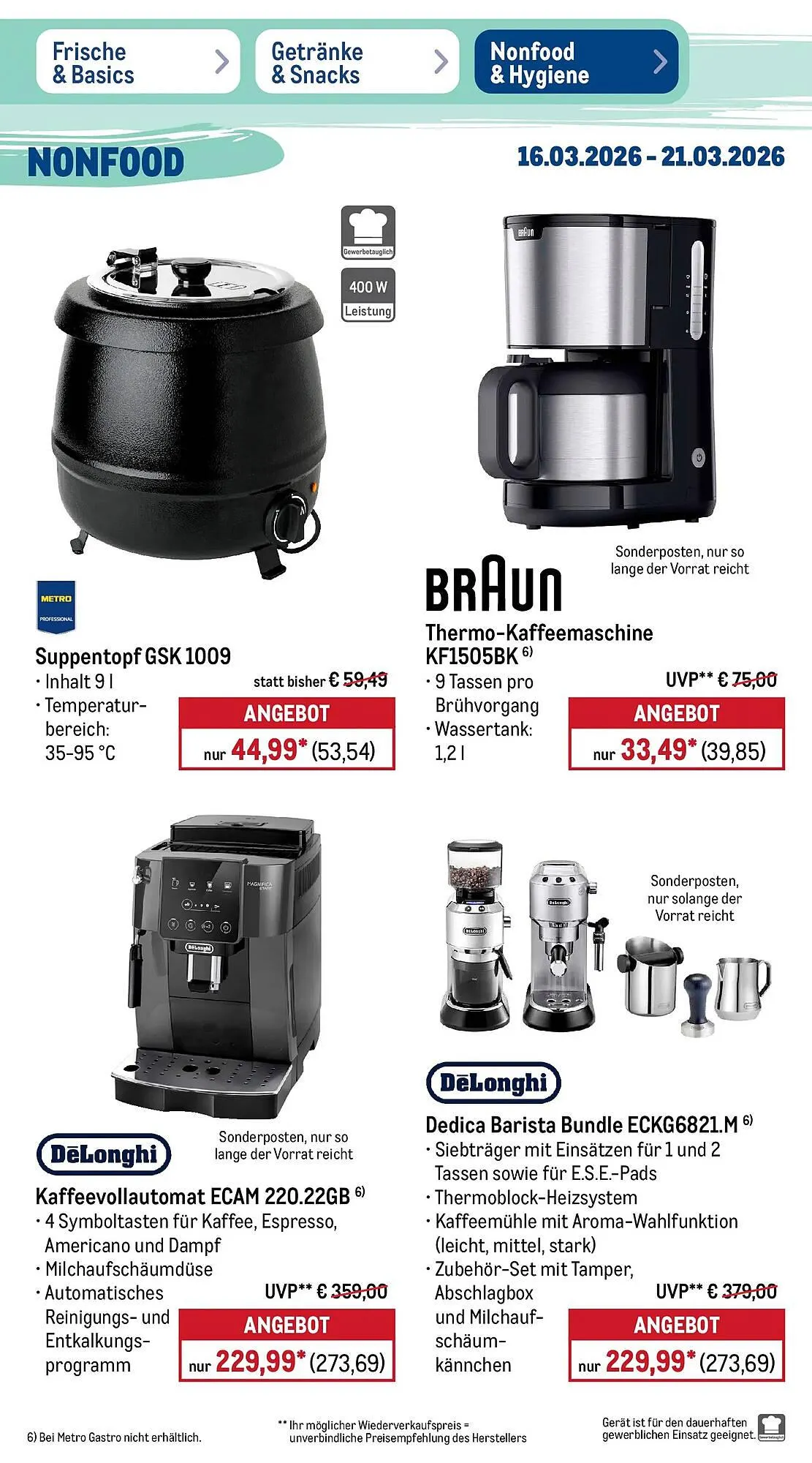 METRO Prospekt von 15. März bis 21. März 2026 - Prospekt seite 48