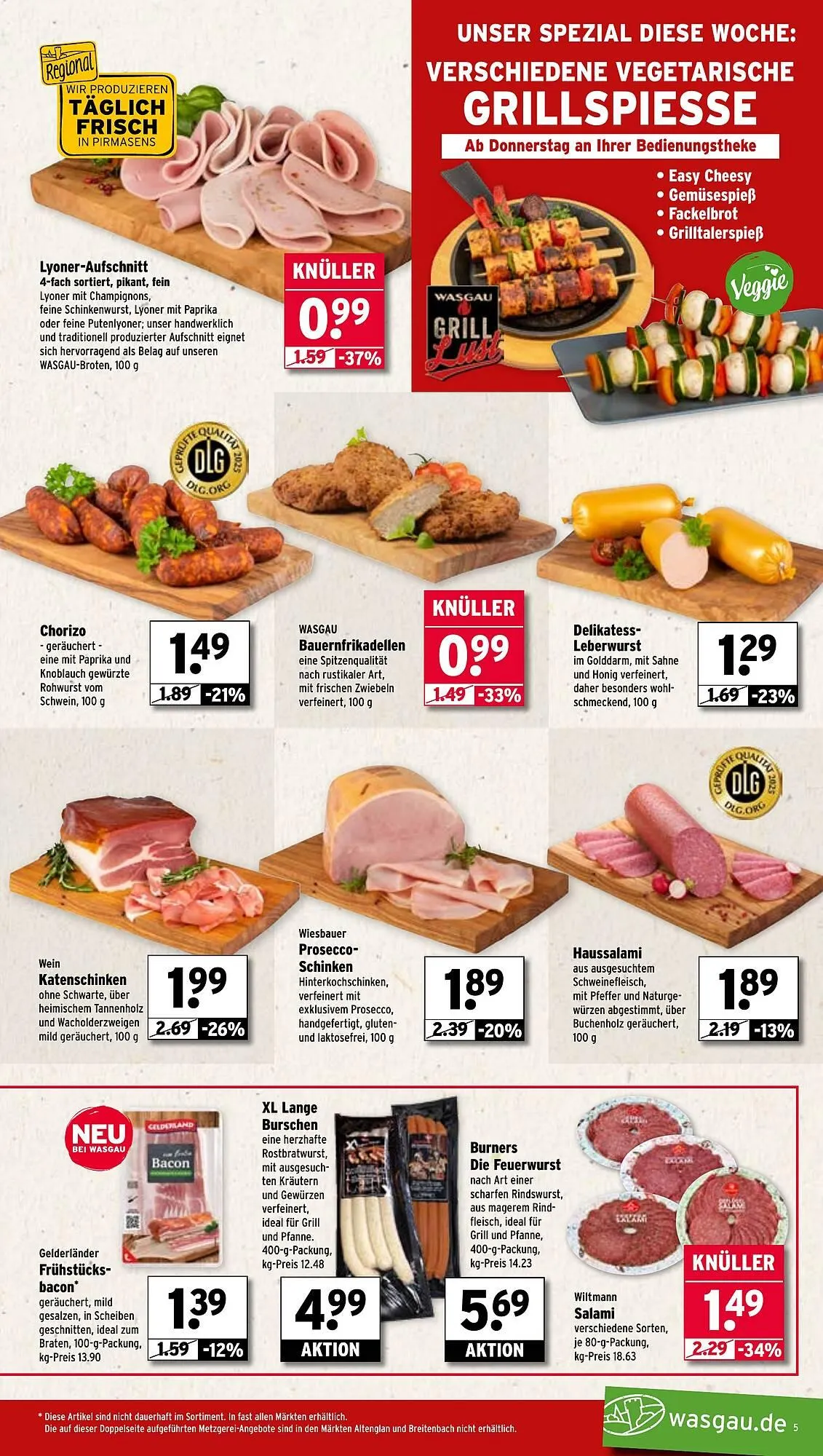 Wasgau Prospekt von 21. Juli bis 26. Juli 2025 - Prospekt seite 5