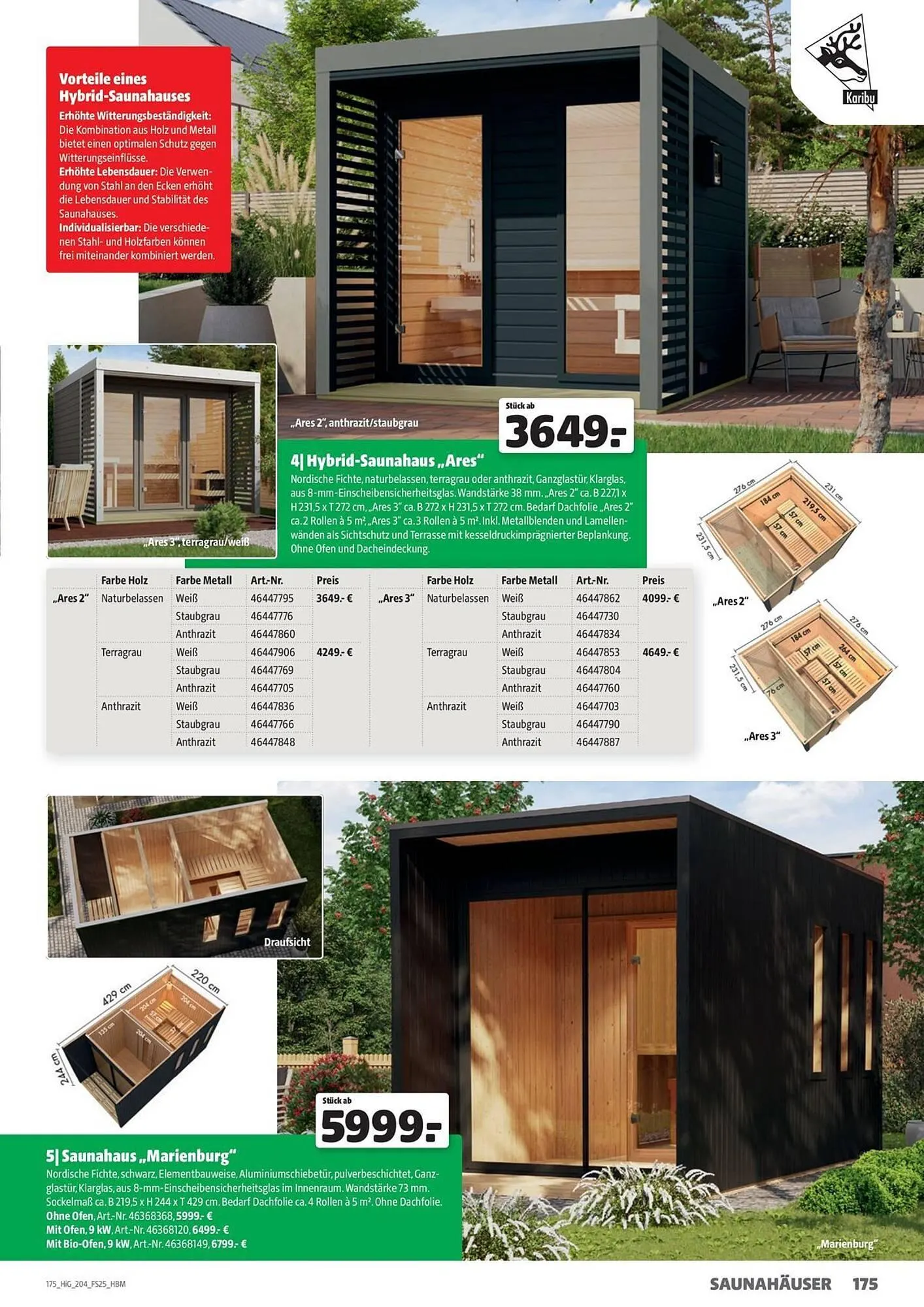 Hagebau Prospekt von 19. September bis 31. Dezember 2025 - Prospekt seite 175