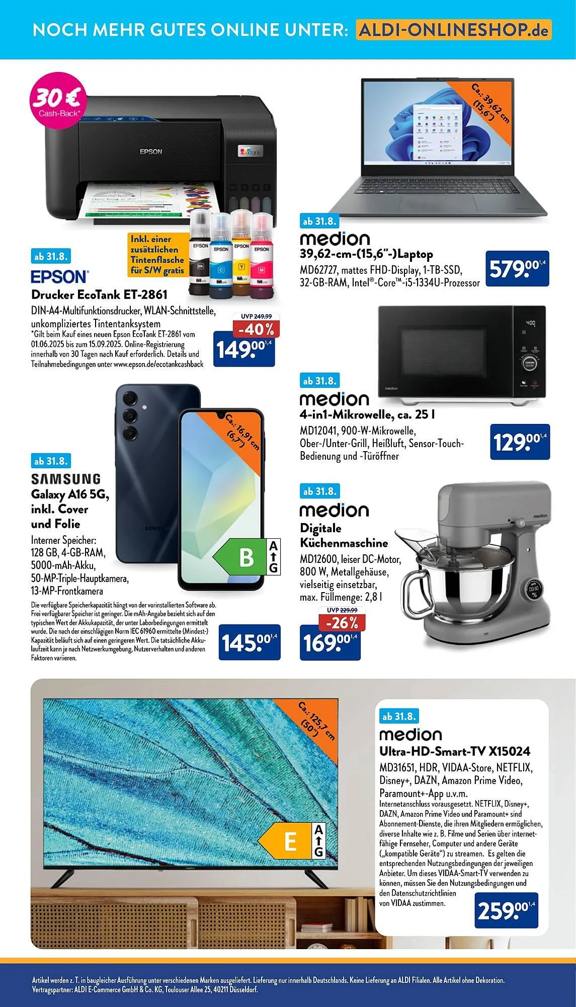 Aldi Nord Prospekt von 1. September bis 6. September 2025 - Prospekt seite 35