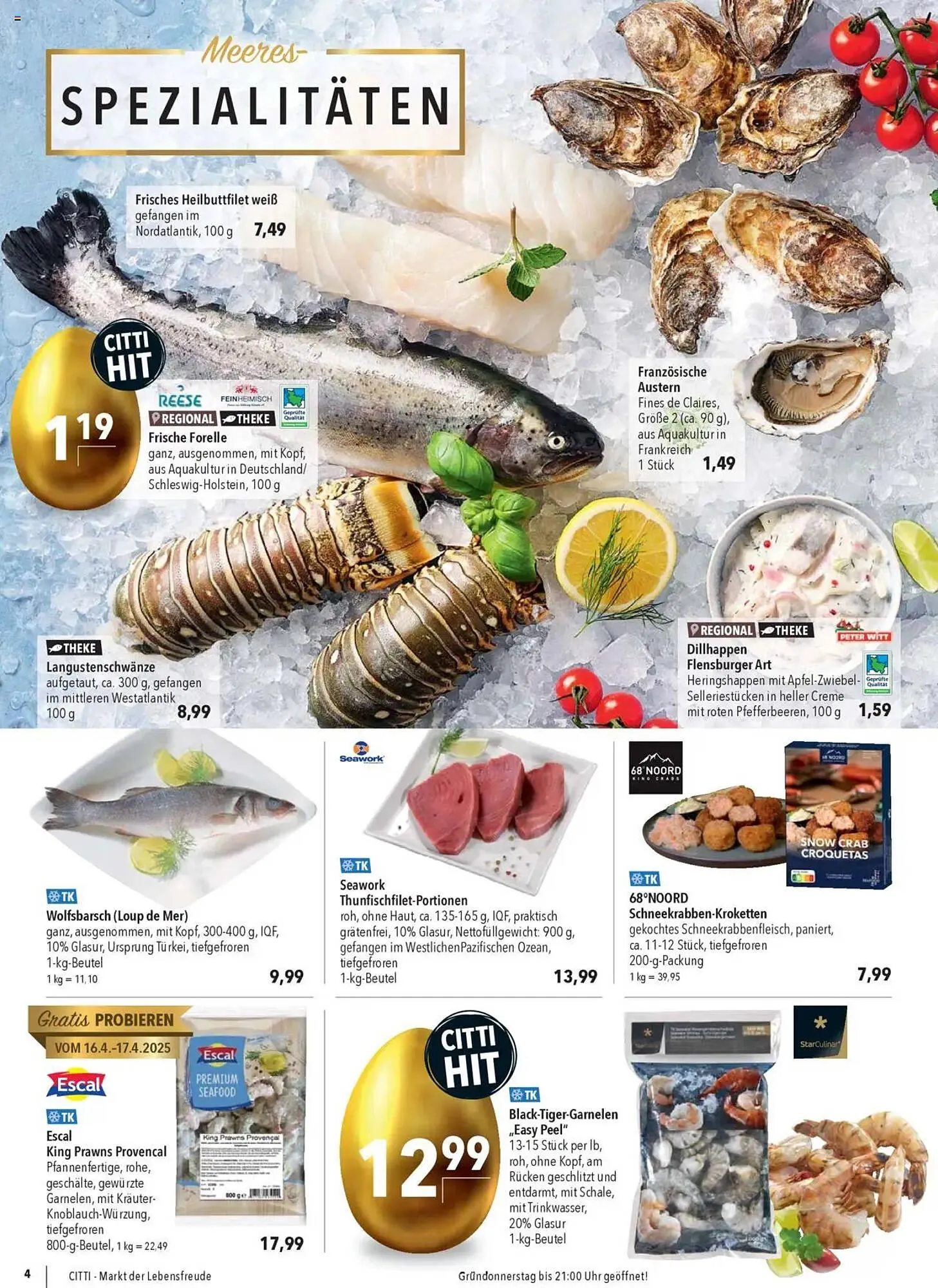 CITTI Markt Prospekt von 16. April bis 22. April 2025 - Prospekt seite 4