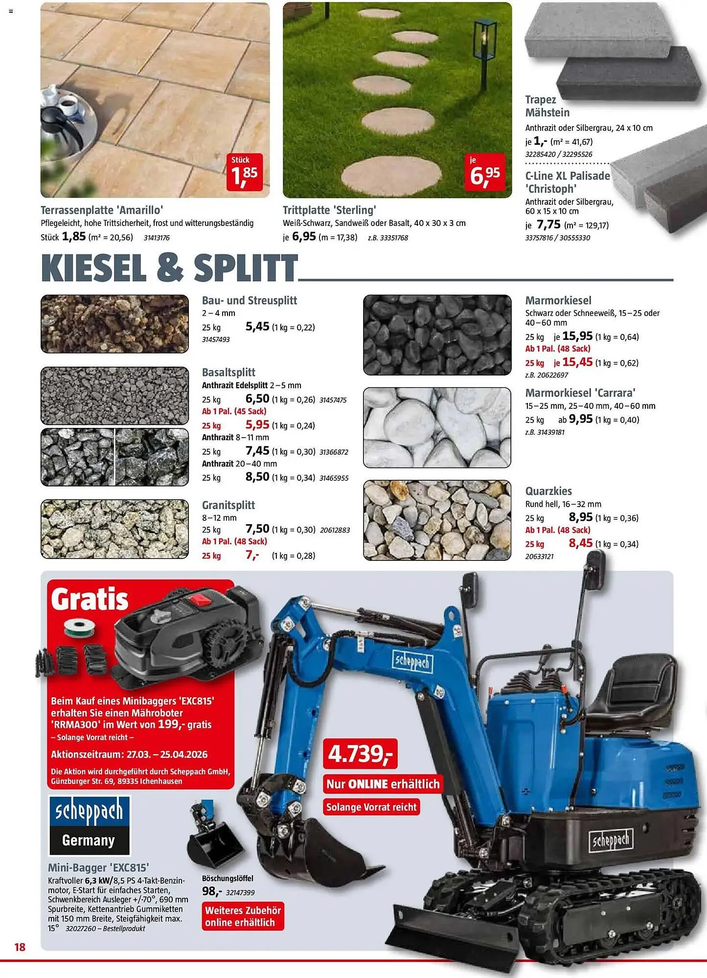 Bauhaus Prospekt von 28. März bis 11. April 2026 - Prospekt seite 18