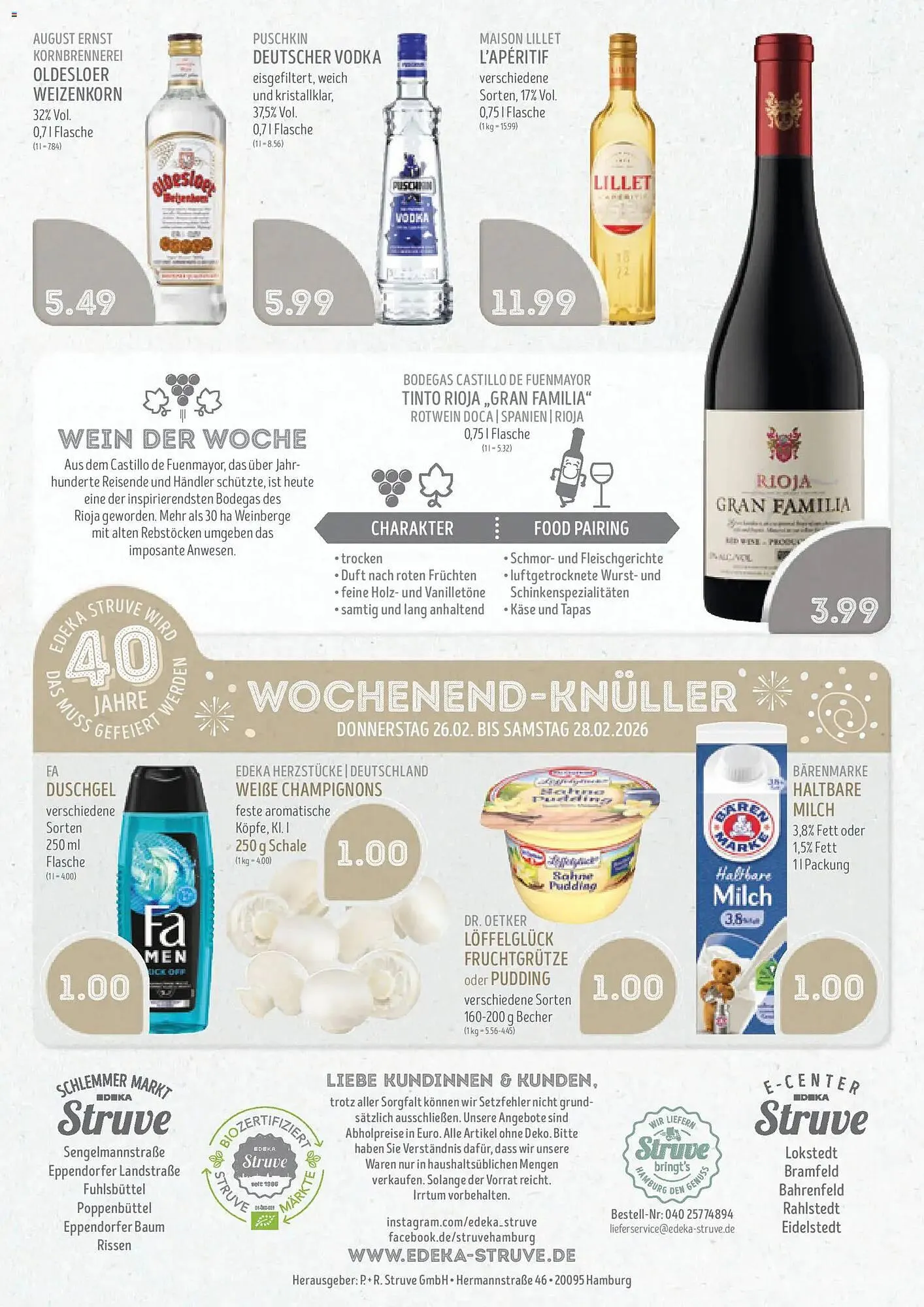 Edeka Struve Prospekt von 23. Februar bis 28. Februar 2026 - Prospekt seite 18