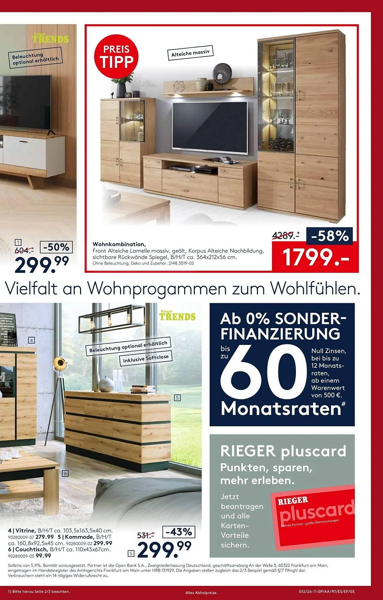 Möbel Rieger Prospekt von 26. März bis 9. April 2026 - Prospekt seite 11