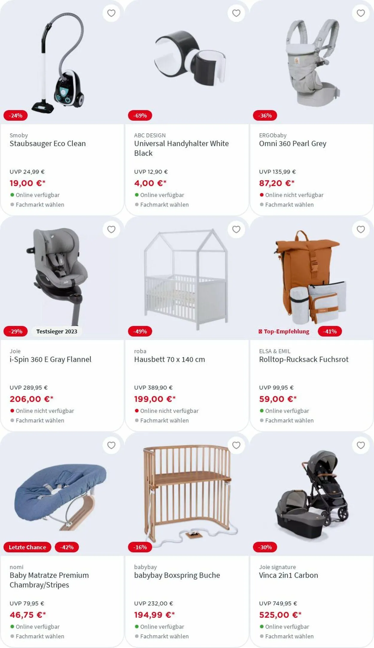 BabyOne Aktueller Prospekt von 10. März bis 16. März 2025 - Prospekt seite 68