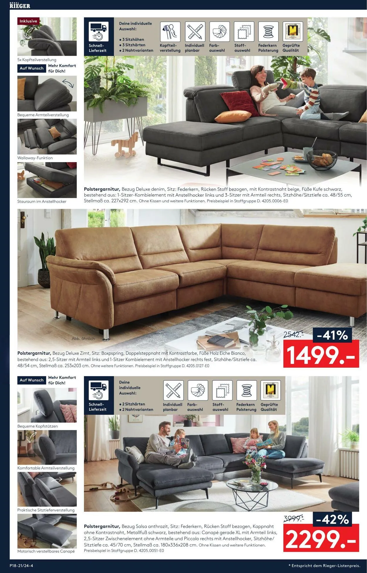 Möbel Rieger Aktueller Prospekt von 25. Februar bis 11. März 2026 - Prospekt seite 4
