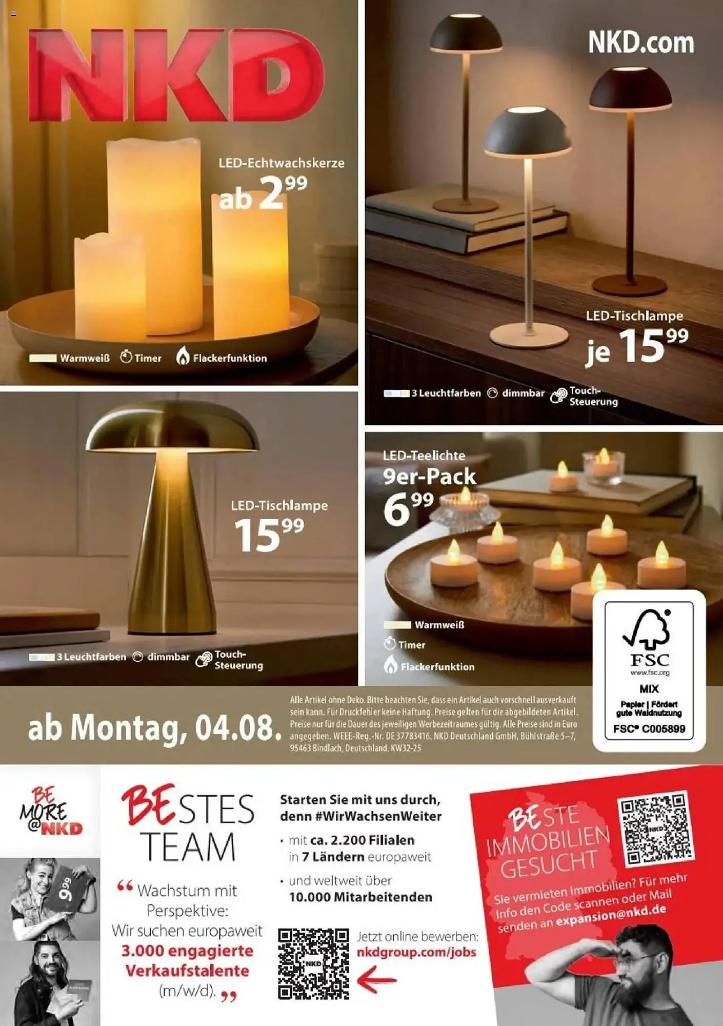 NKD Prospekt von 4. August bis 31. August 2025 - Prospekt seite 4