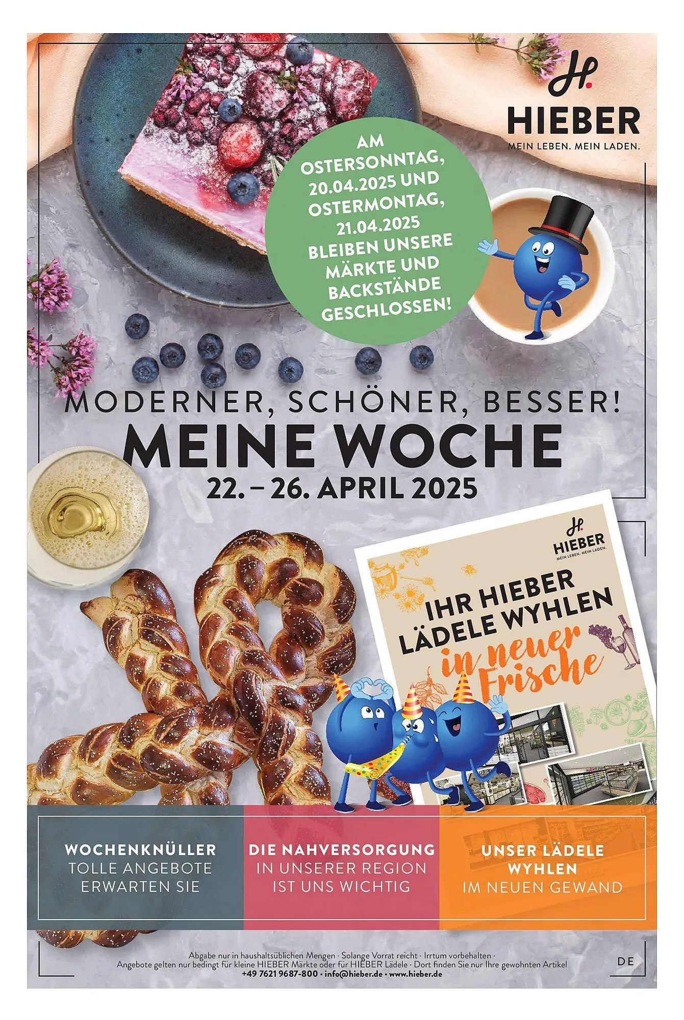 Hieber's Frische Center Prospekt von 20. April bis 26. April 2025 - Prospekt seite 1