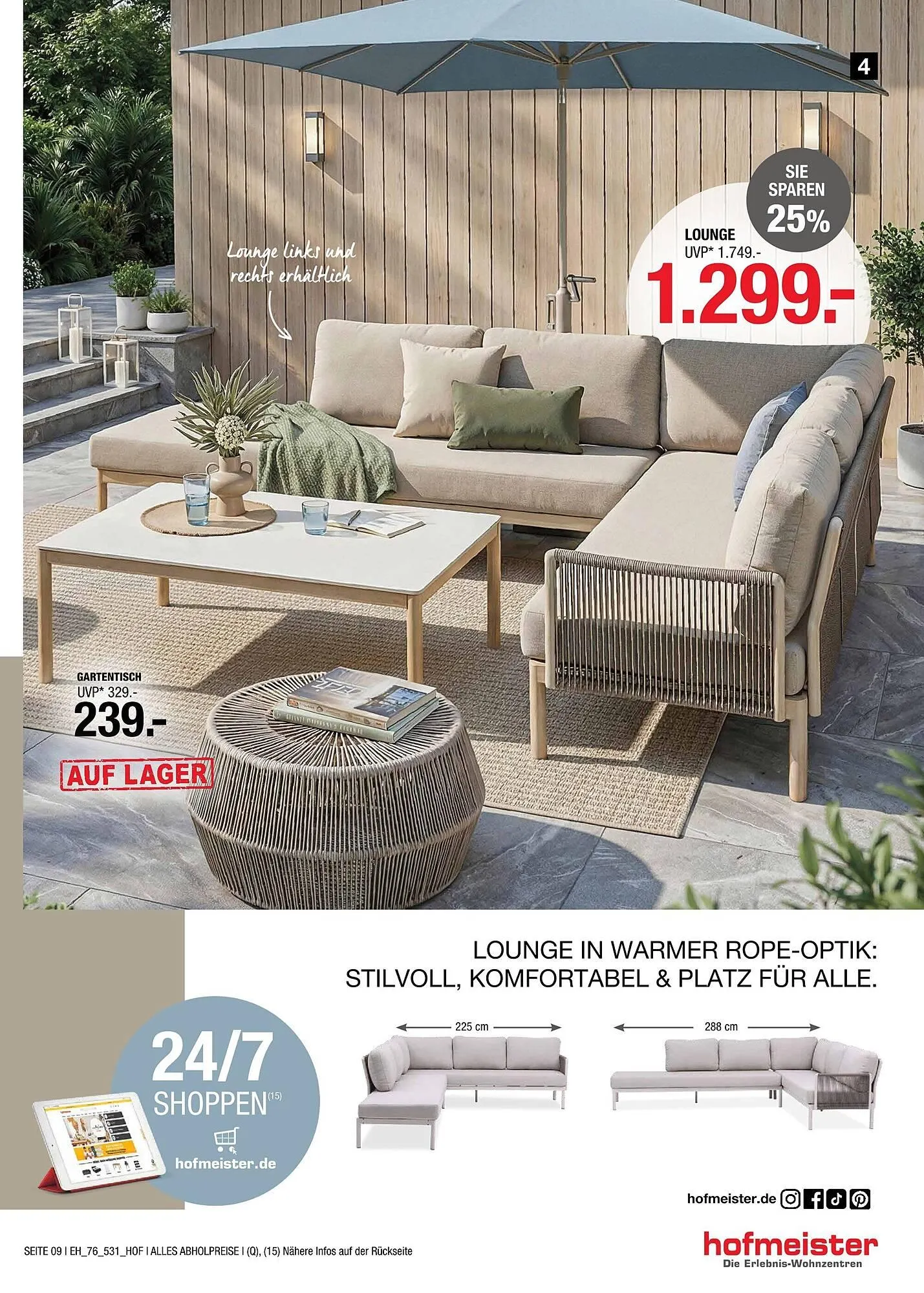 Hofmeister Prospekt von 8. April bis 5. Mai 2026 - Prospekt seite 9