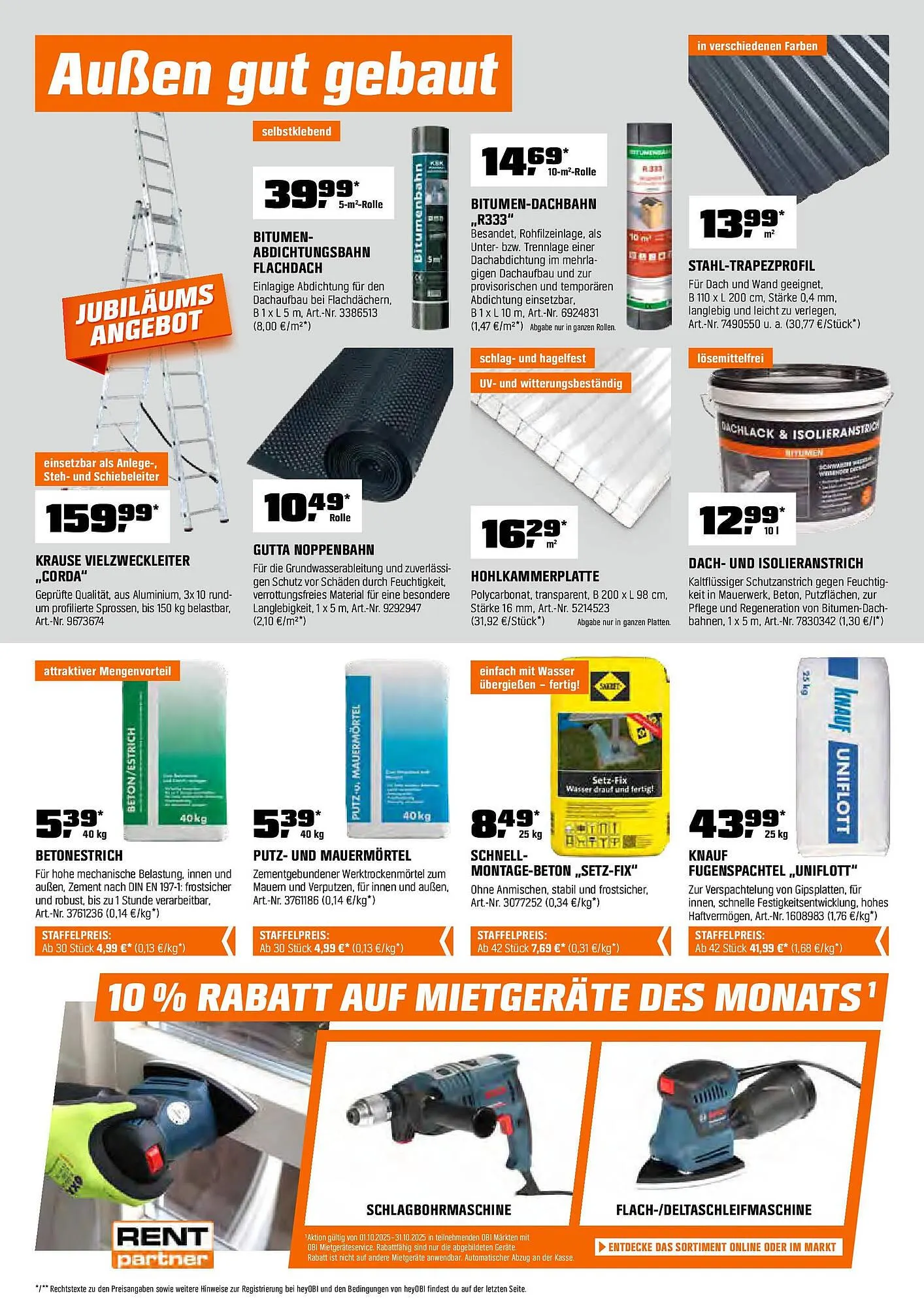 OBI Prospekt von 15. Oktober bis 31. Oktober 2025 - Prospekt seite 13