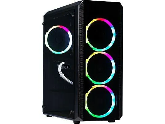 GREED X5 | Pro PC Gaming, Gaming PC mit Intel® Core™ i5 10400F Prozessor, 16 GB RAM, 512 GB SSD, NVIDIA GeForce RTX™ 3050, Windows 11 Pro