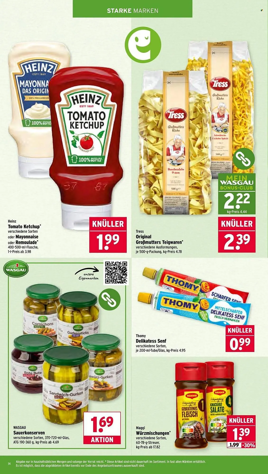 Wasgau Prospekt von 9. März bis 14. März 2026 - Prospekt seite 14