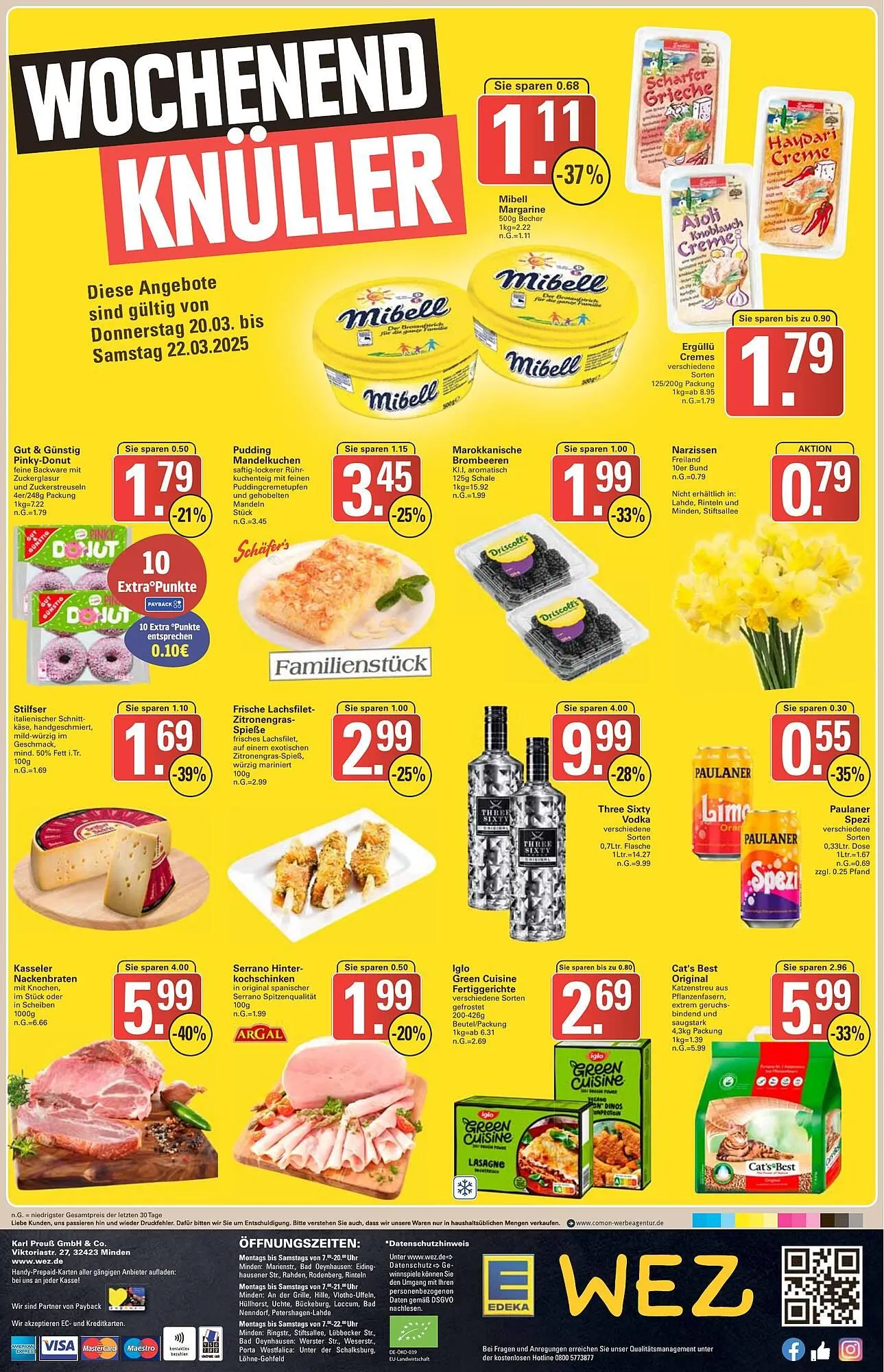 WEZ Prospekt von 17. März bis 22. März 2025 - Prospekt seite 19
