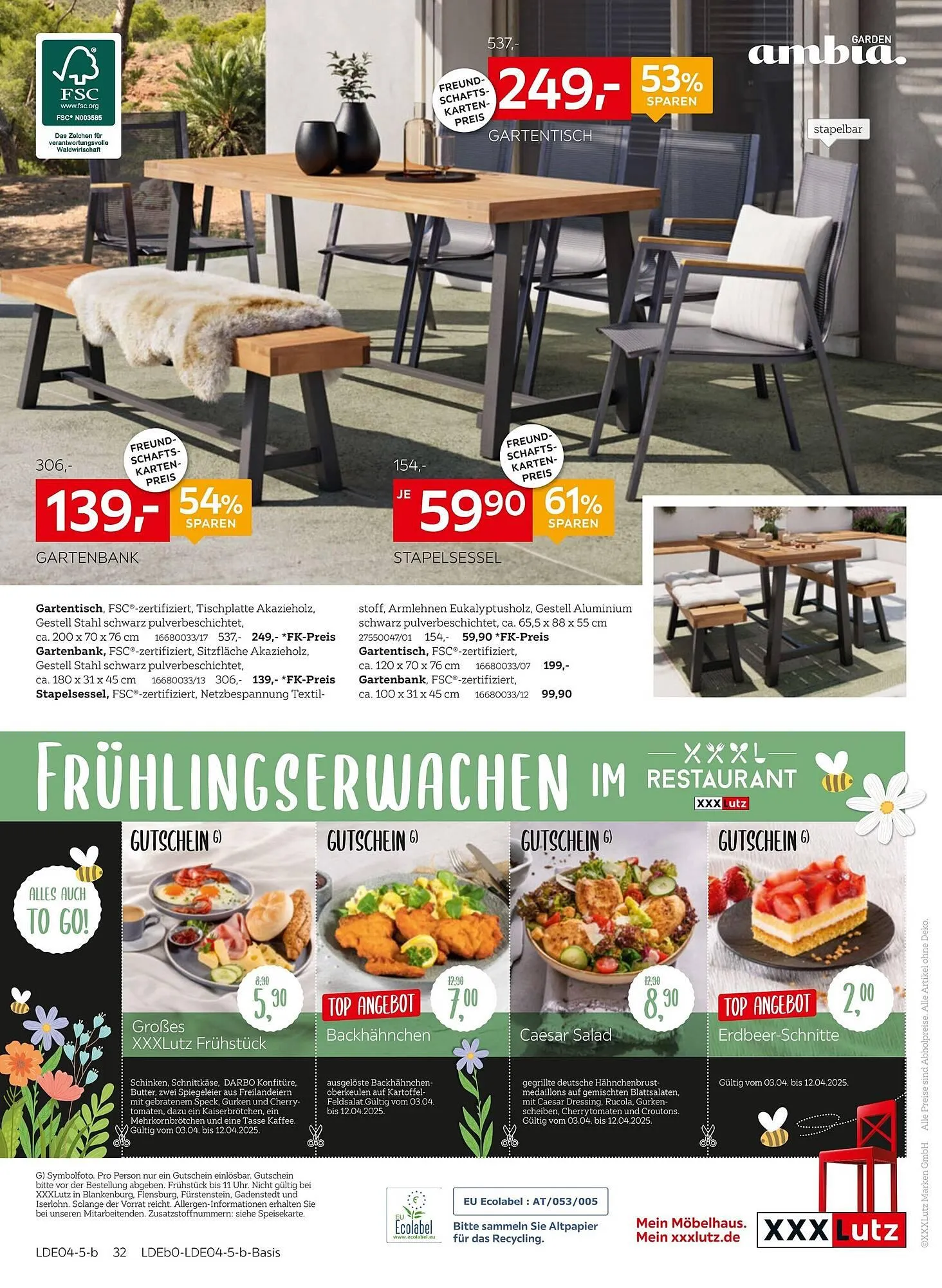 XXXLutz Prospekt von 31. März bis 13. April 2025 - Prospekt seite 46