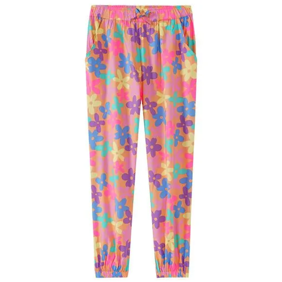 Mädchen Hose mit bunten Blumen
