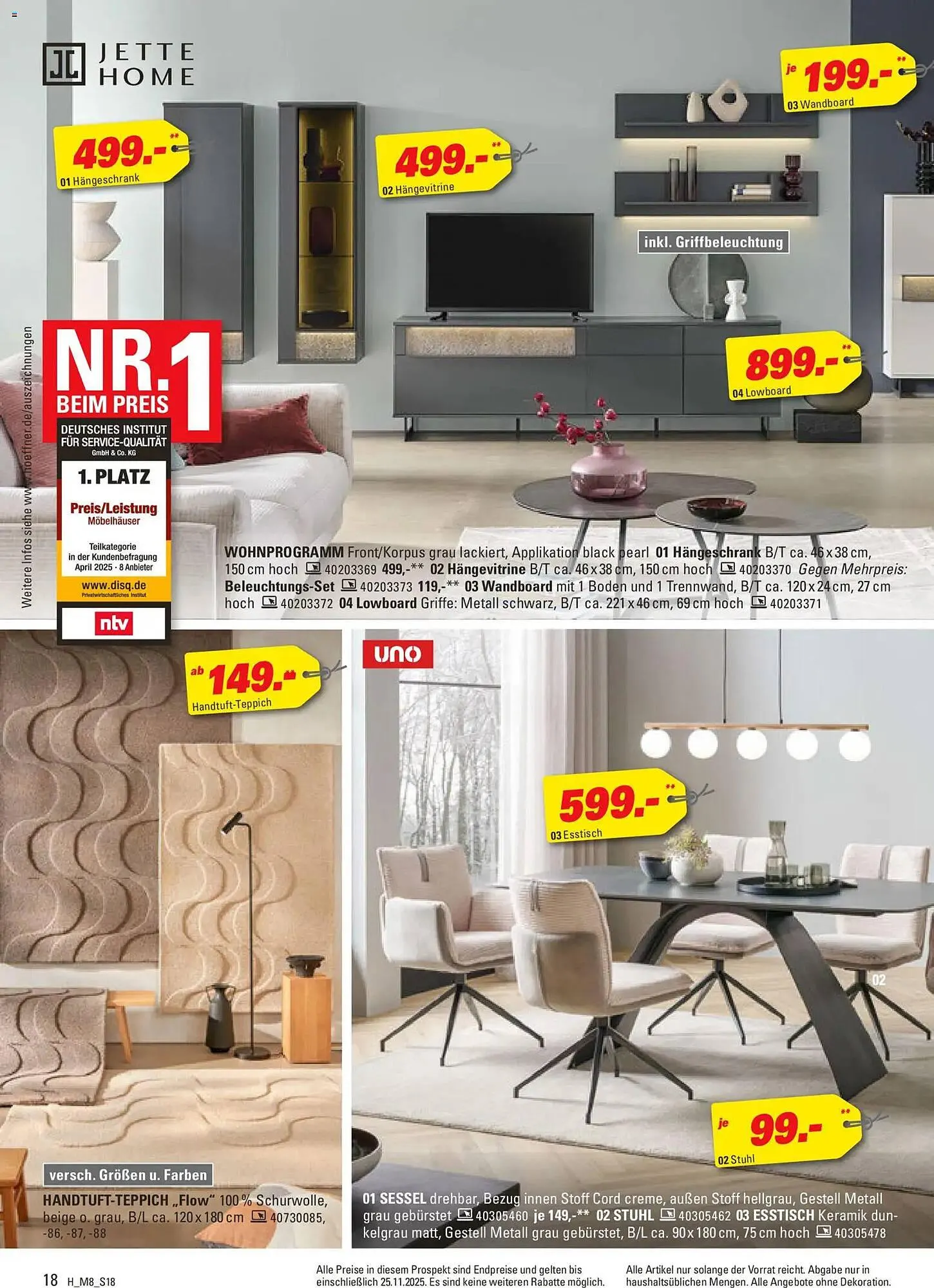 Höffner Prospekt von 12. November bis 25. November 2025 - Prospekt seite 18