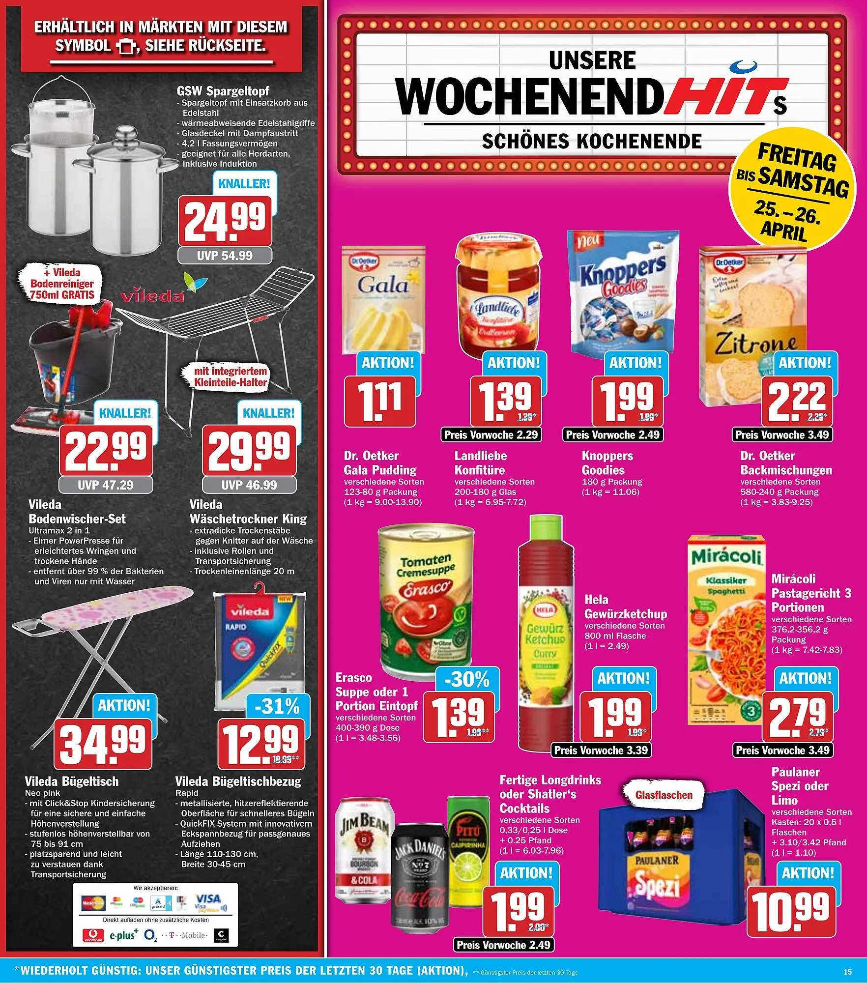 Hit Prospekt von 21. April bis 26. April 2025 - Prospekt seite 15