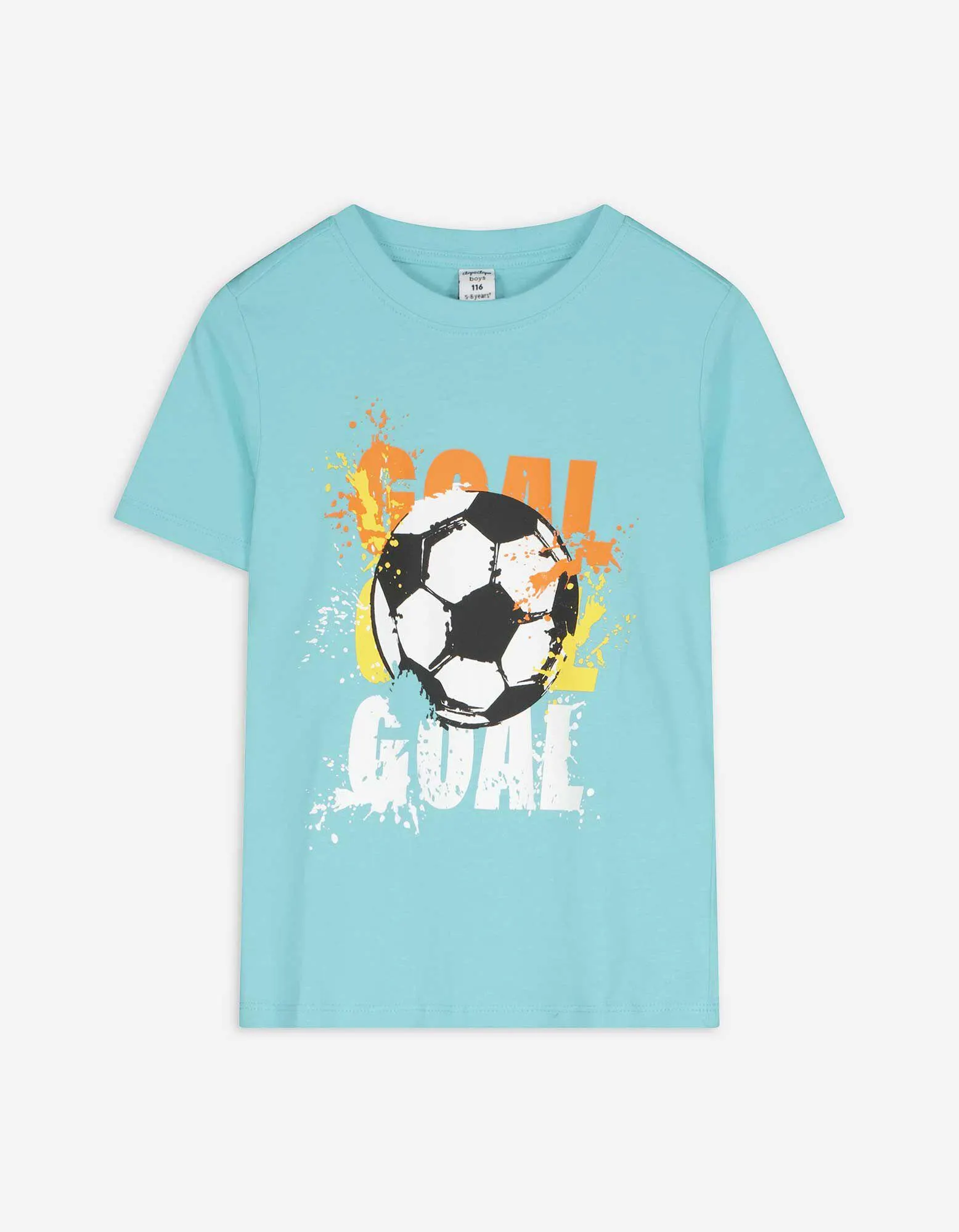 T-Shirt - Frontprint - türkis