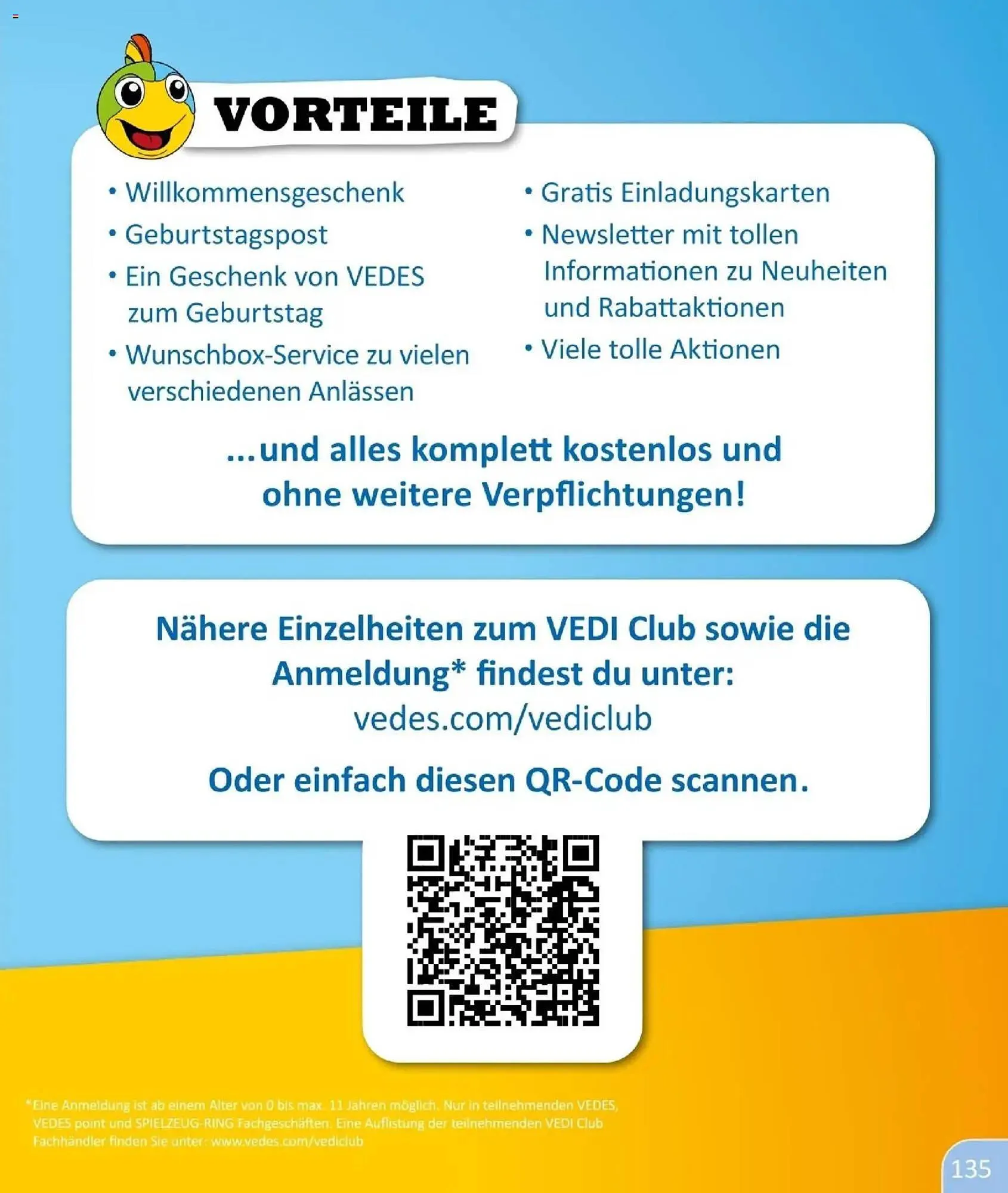 Vedes Prospekt von 1. Januar bis 30. Juni 2026 - Prospekt seite 135