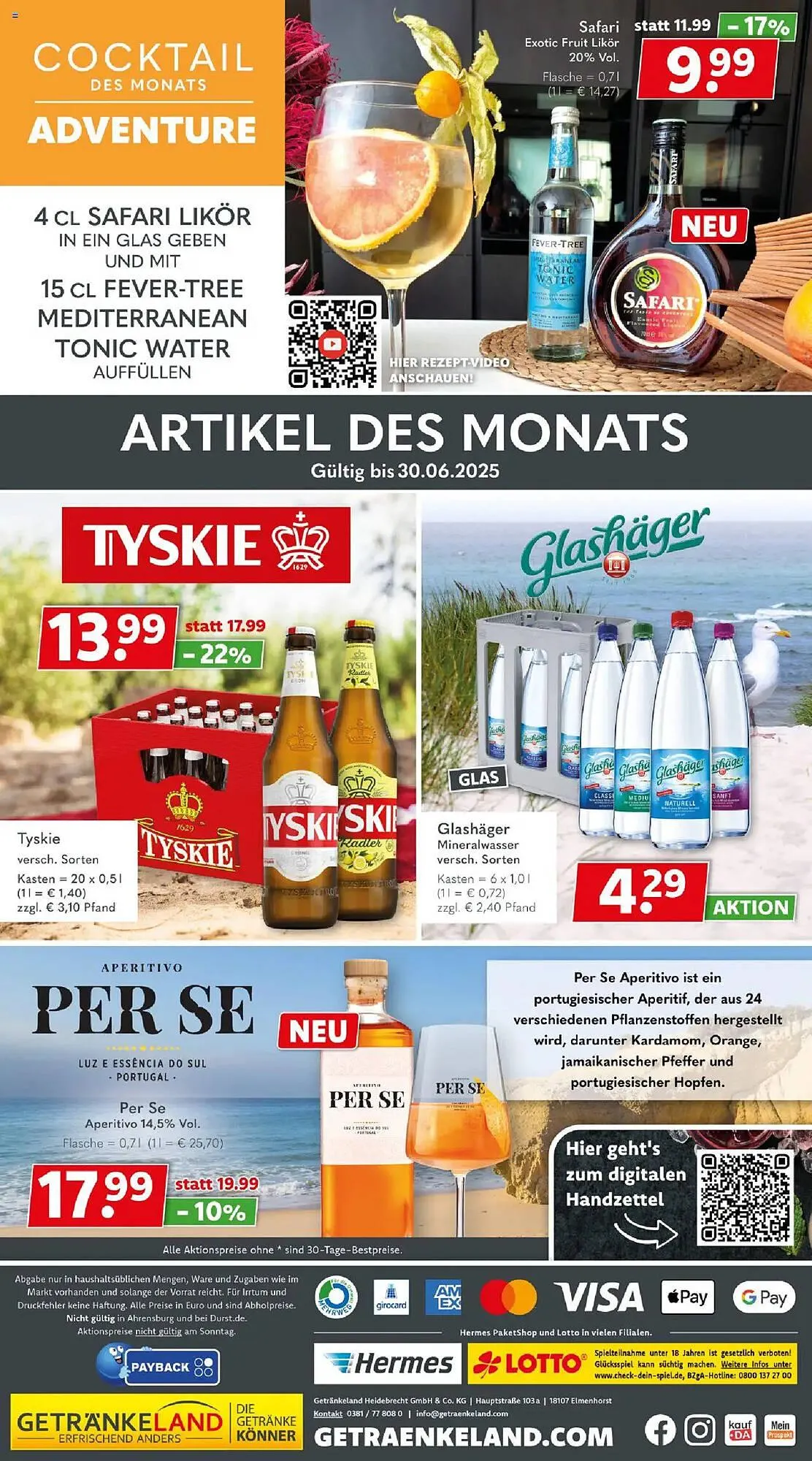 Getränkeland Prospekt von 10. Juni bis 21. Juni 2025 - Prospekt seite 8