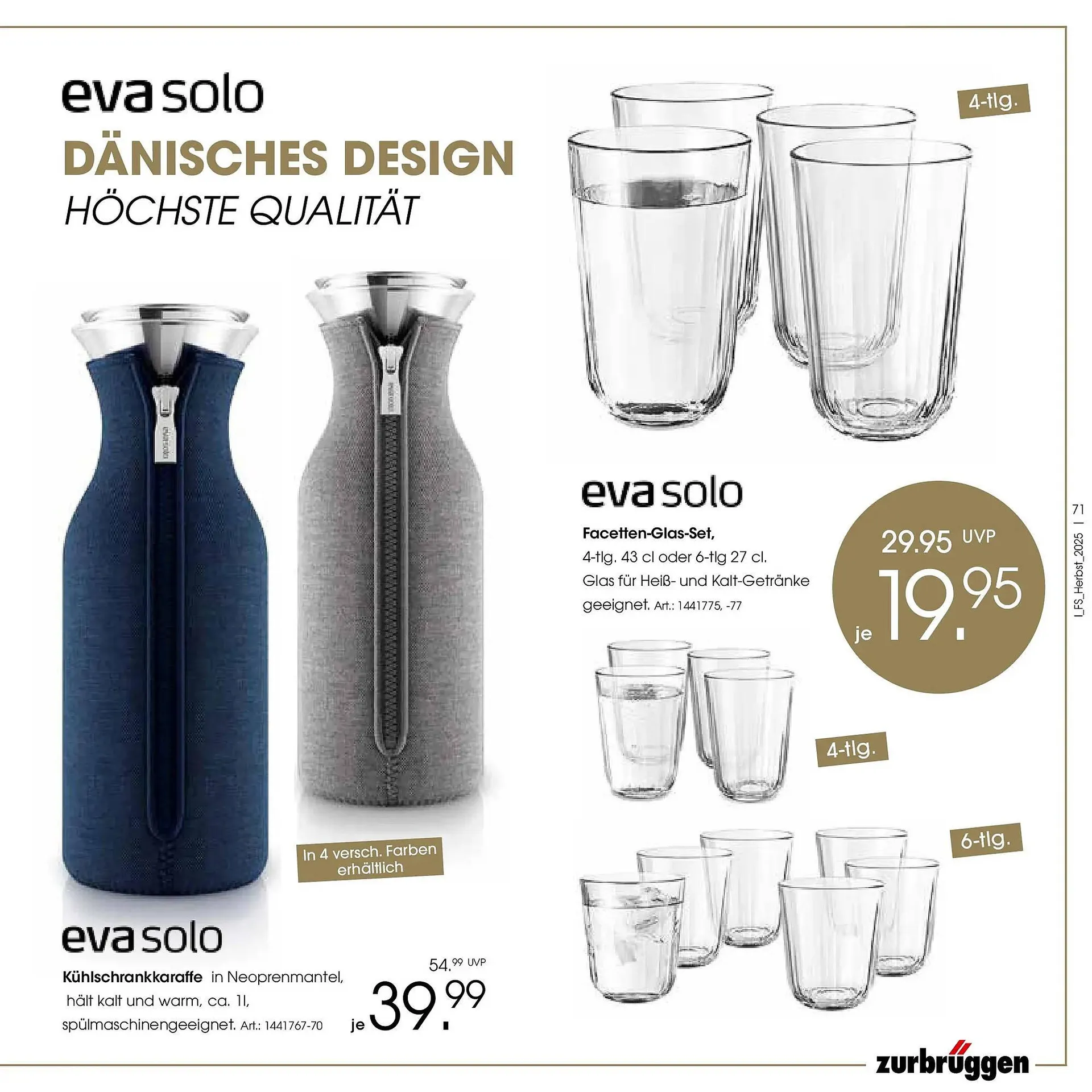 Zurbrüggen Prospekt von 19. Oktober bis 31. Januar 2026 - Prospekt seite 71