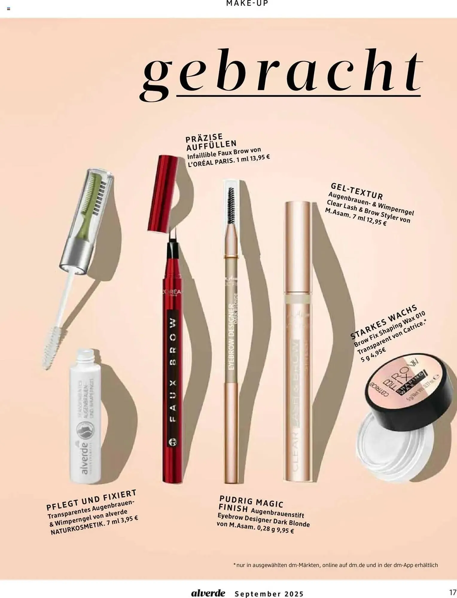 dm drogerie Magazin von 1. September bis 30. September 2025 - Prospekt seite 17