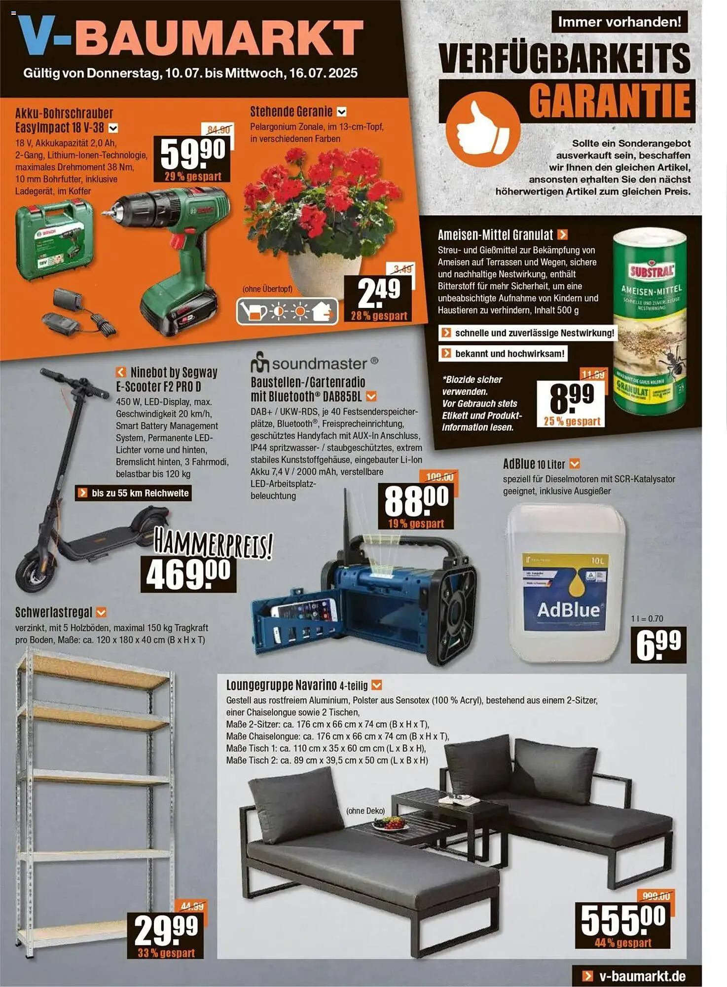 V Baumarkt Prospekt - 1