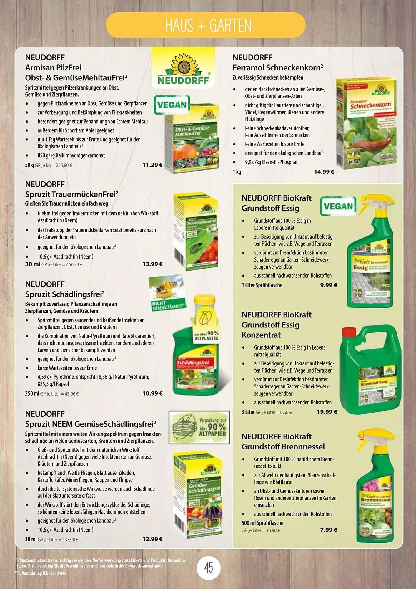 Kiebitzmarkt Prospekt von 16. April bis 31. August 2025 - Prospekt seite 45