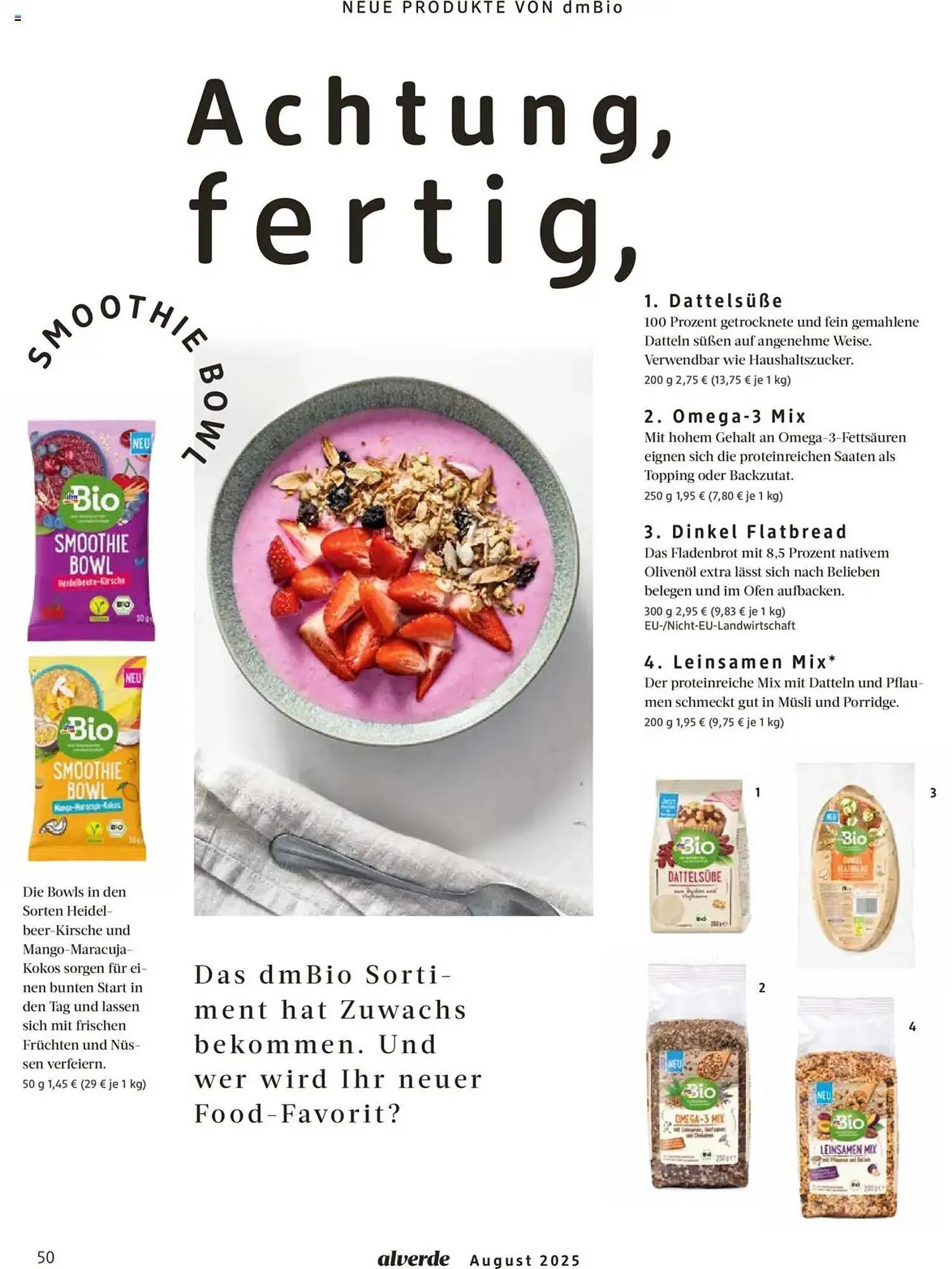 dm drogerie Prospekt von 1. August bis 31. August 2025 - Prospekt seite 50